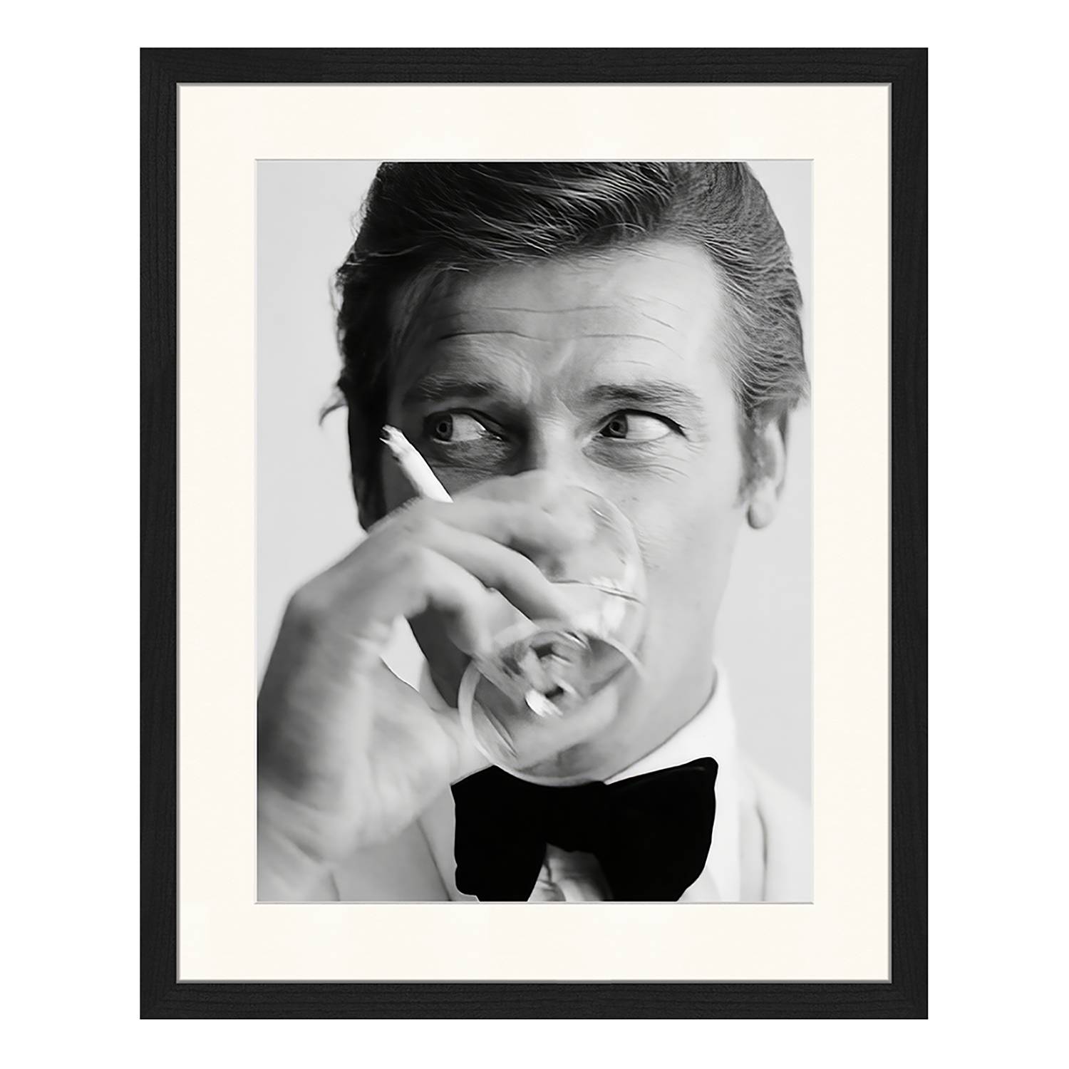 Bild JB drinking Buche massiv / Plexiglas 42 x 52 cm