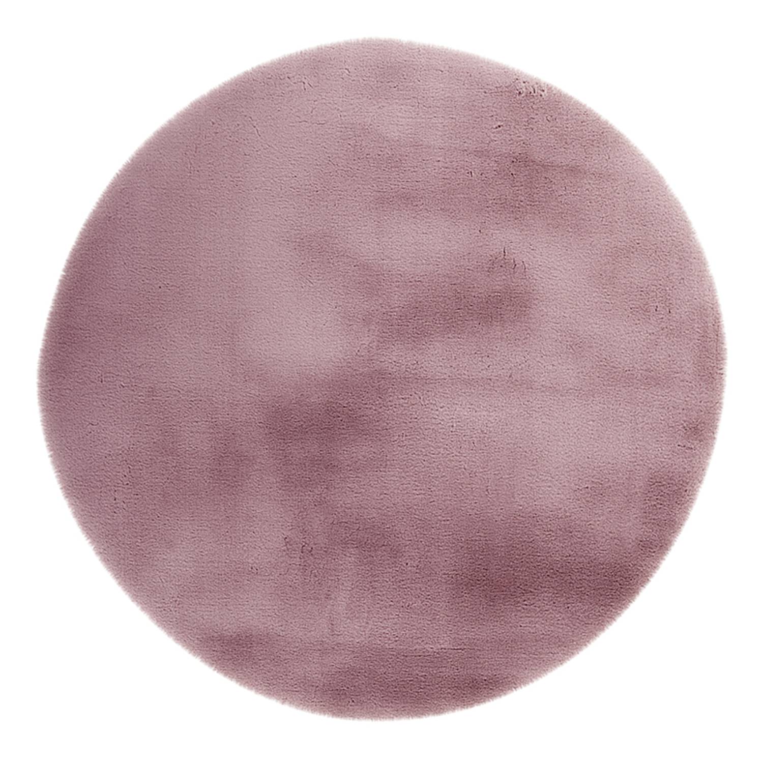 Shaggy rug Rabbit Light Pink Ø 120cm