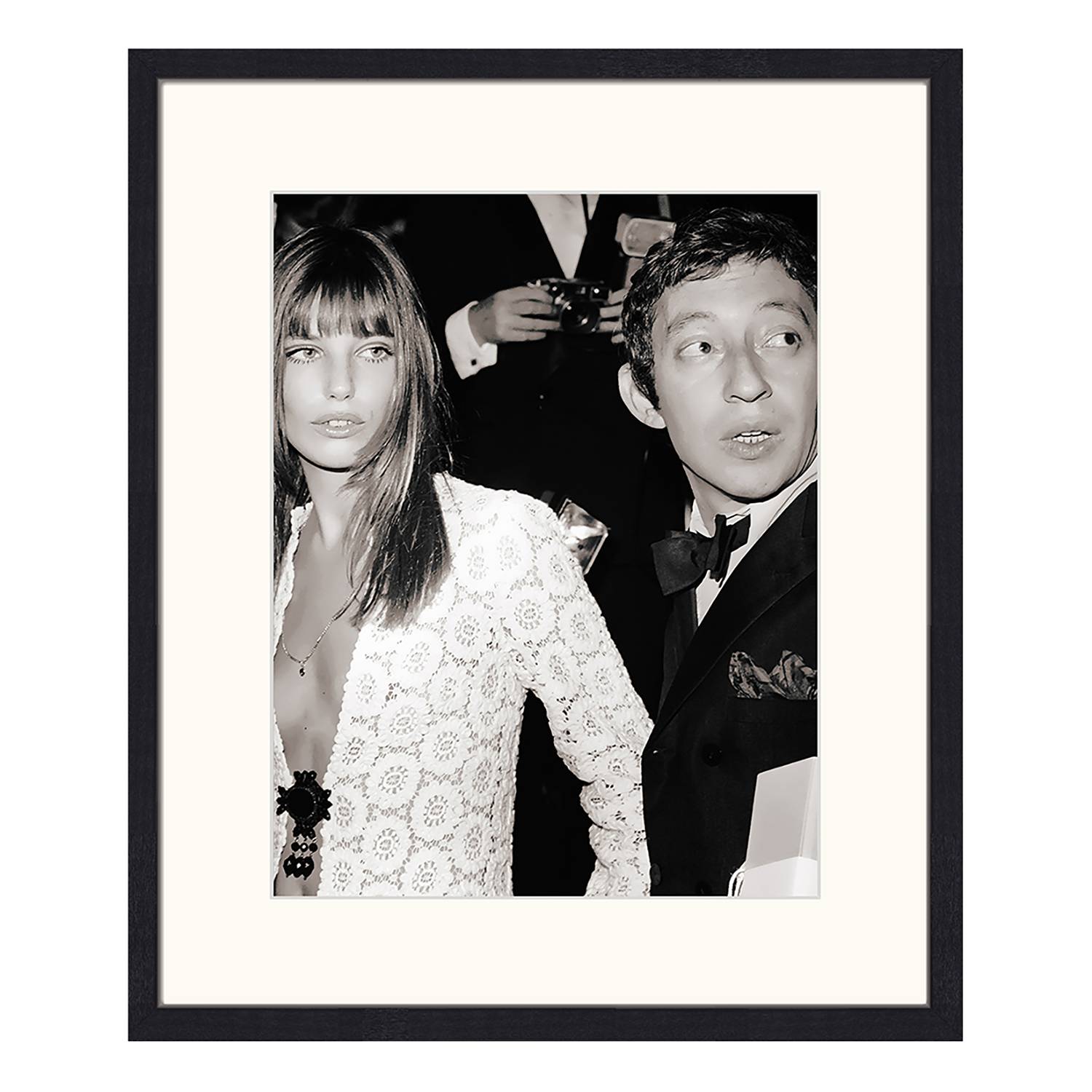 Bild Serge Gainsbourg & Jane Birkin Buche/Plexiglas