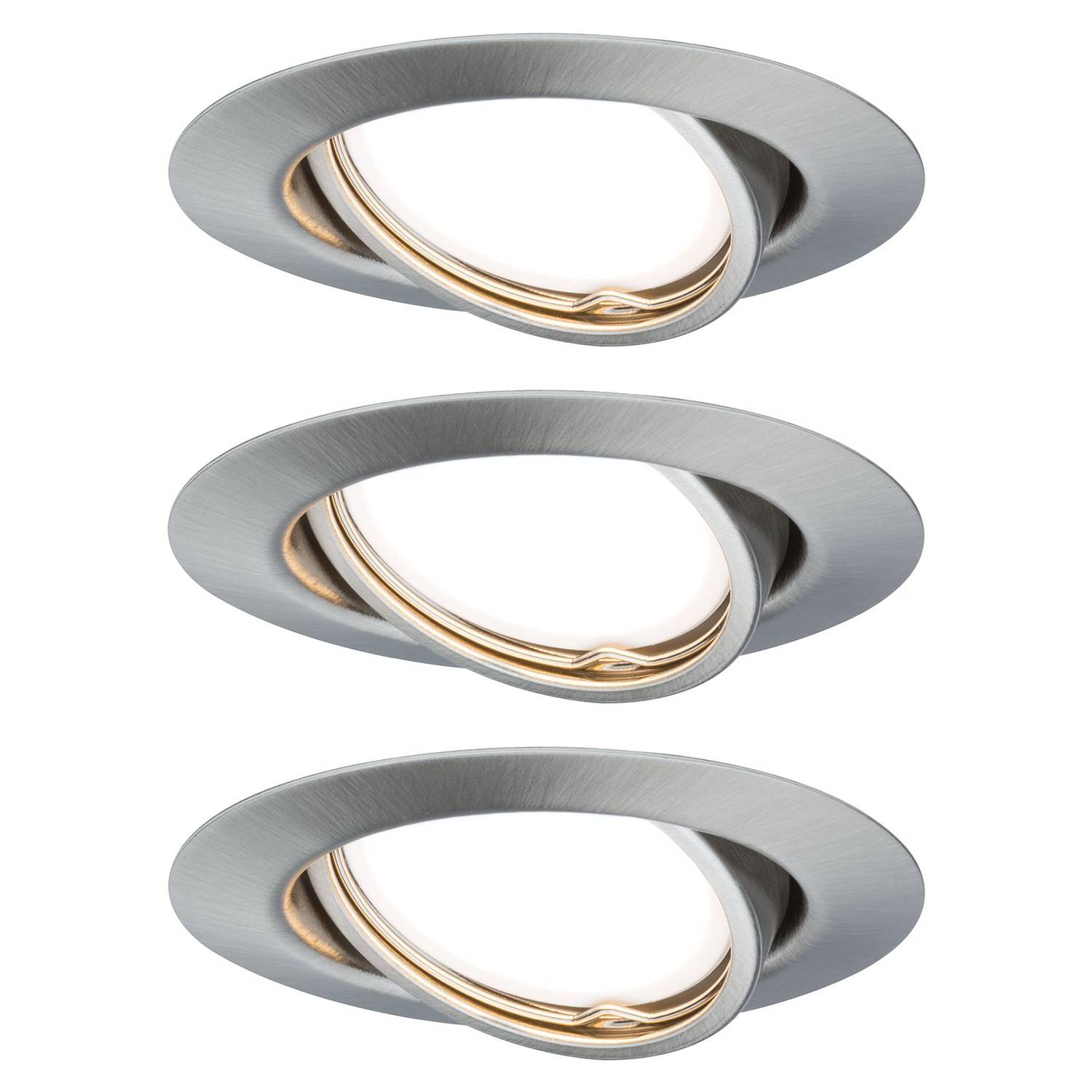LED recessed luminaire Base V Silver