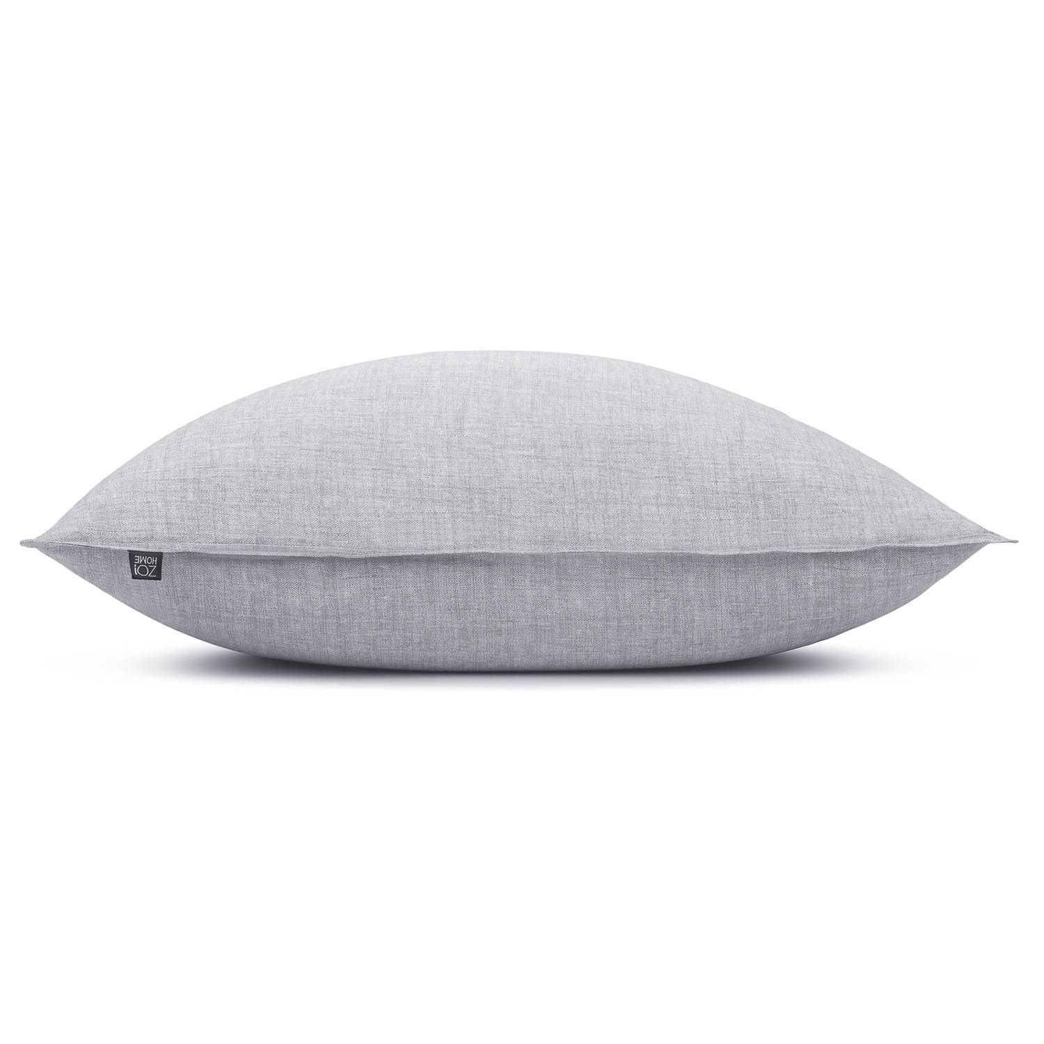 Pillowcase Lino II Cotton Light Grey 60 x 70 cm