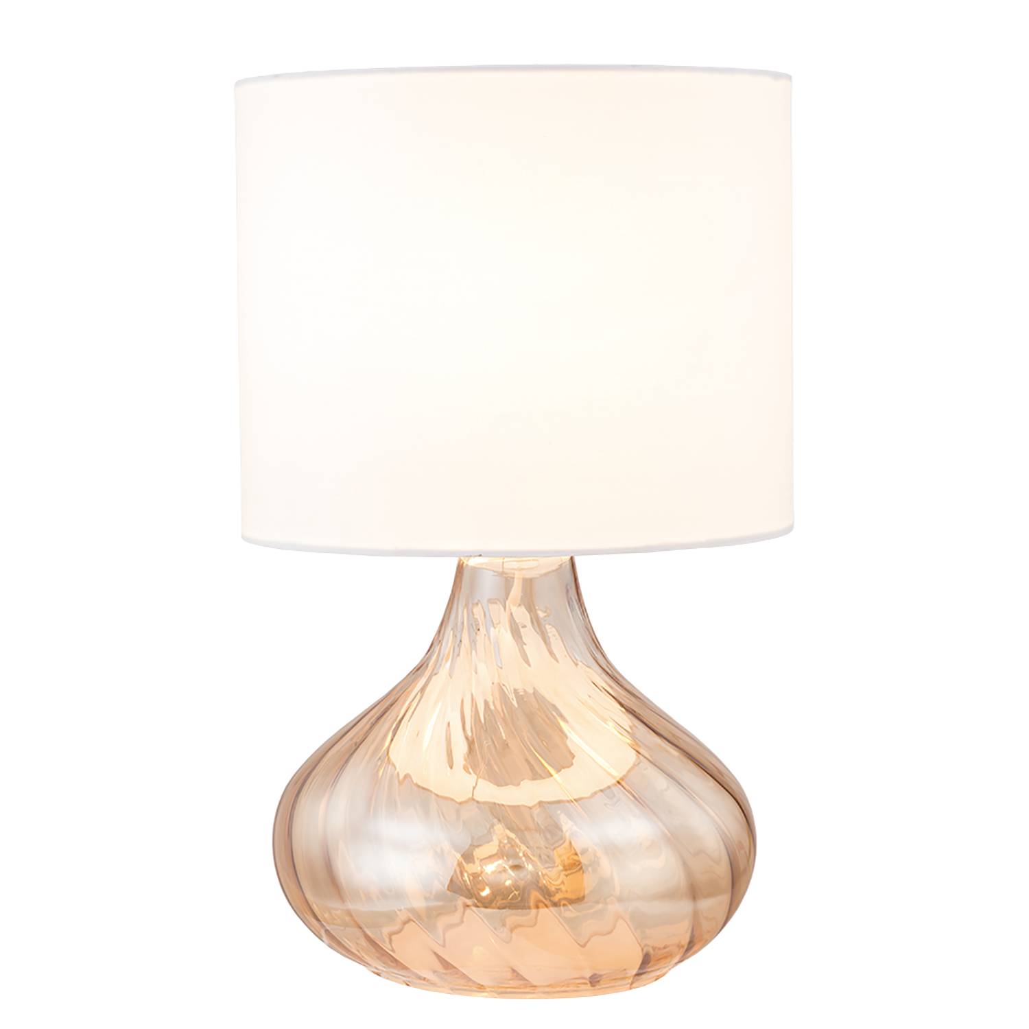 Salo IV Table Lamp Cotton Fabric Glass 1-light