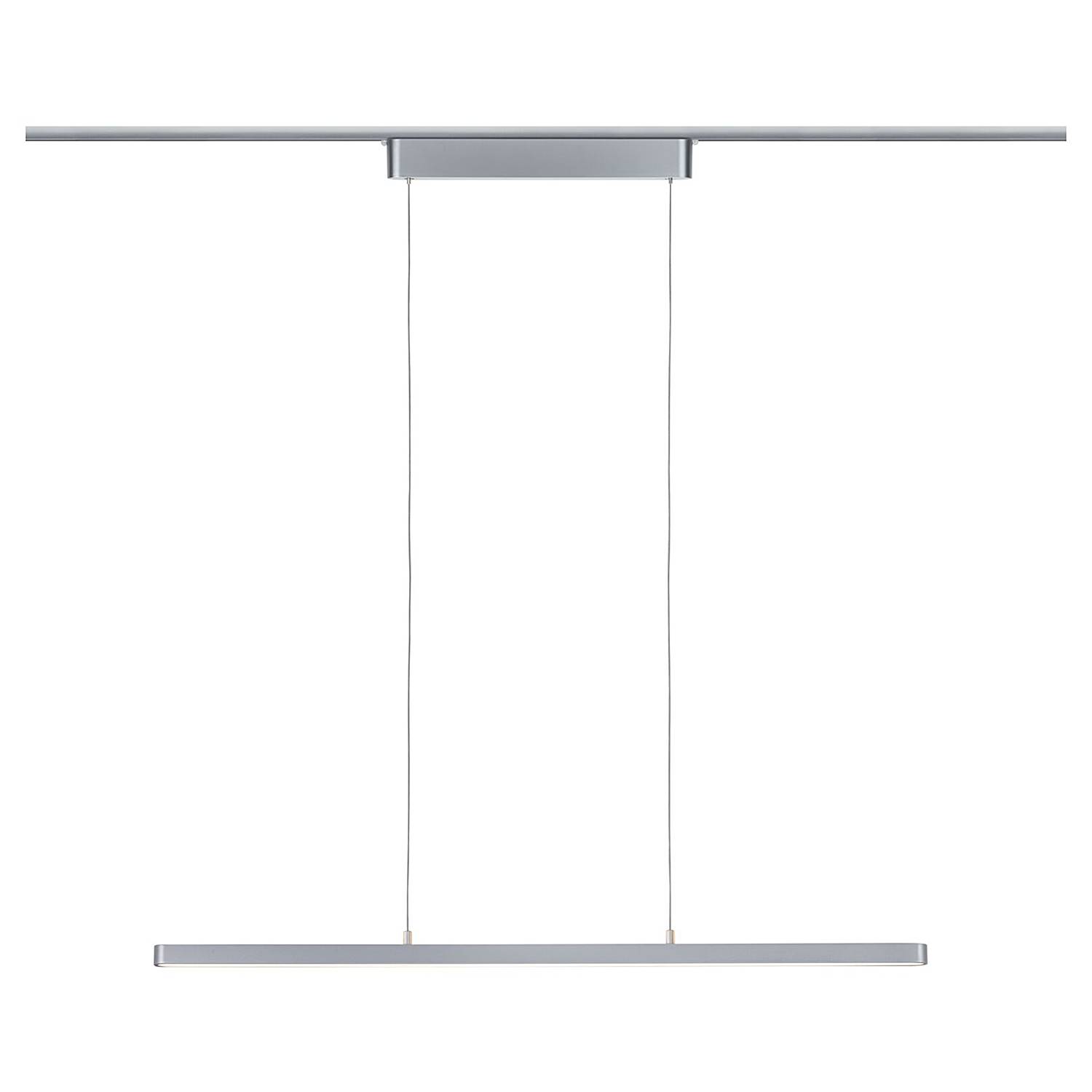 Pendant lamp Lento Chrome Grey Silver