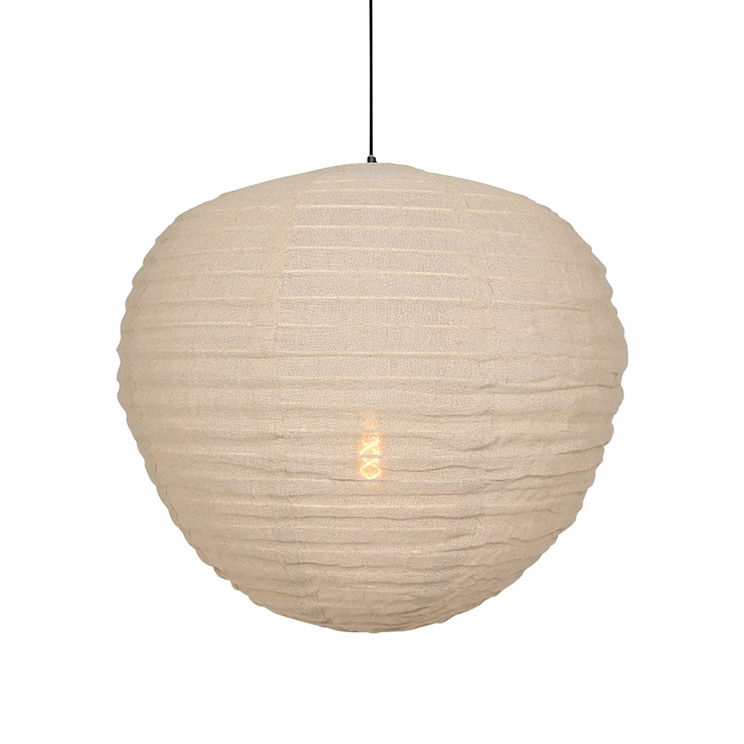 Bangalore II Pendant Lamp Mixed Fabric Iron Single-flame