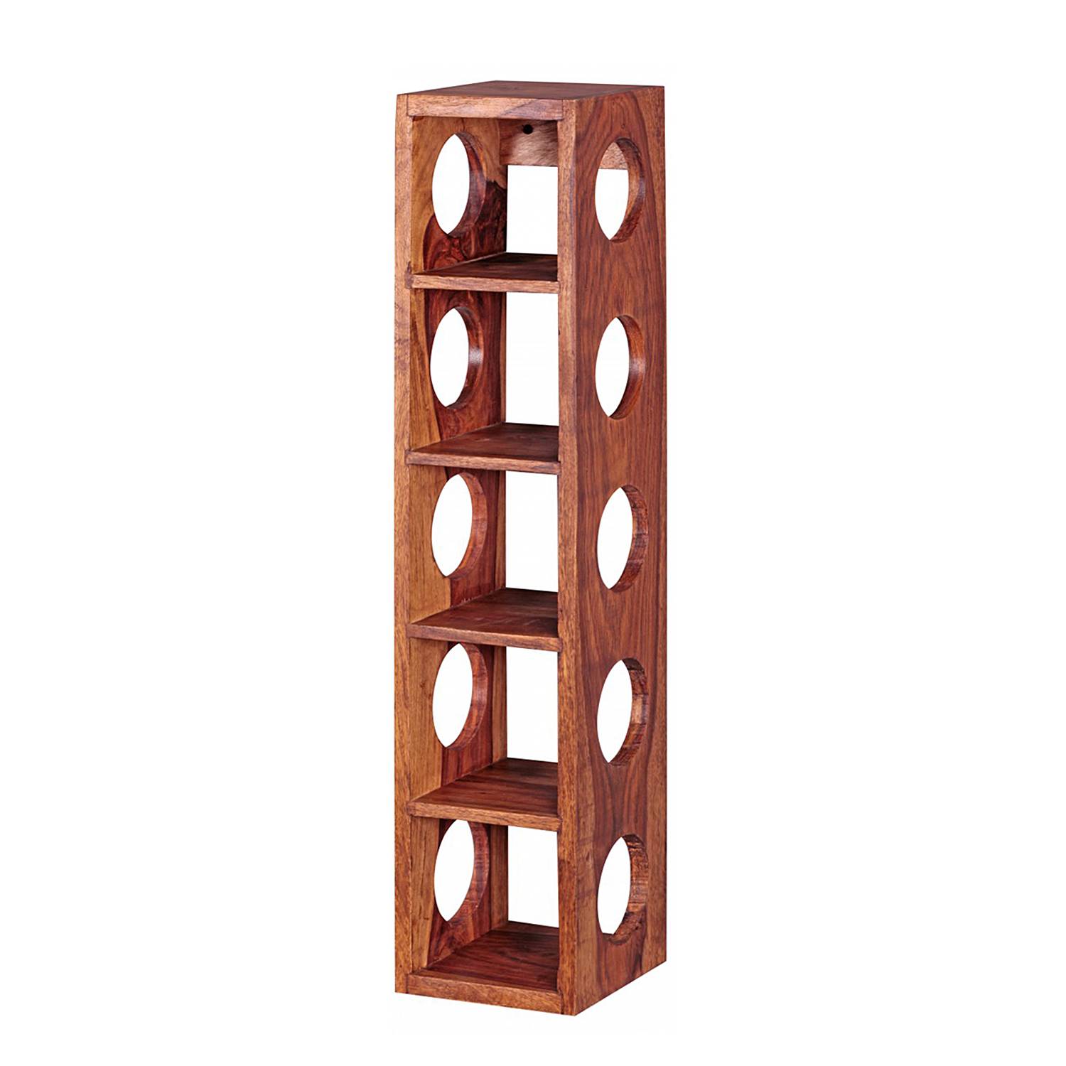 Raveo Wine Rack Sheesham Solid Wood
