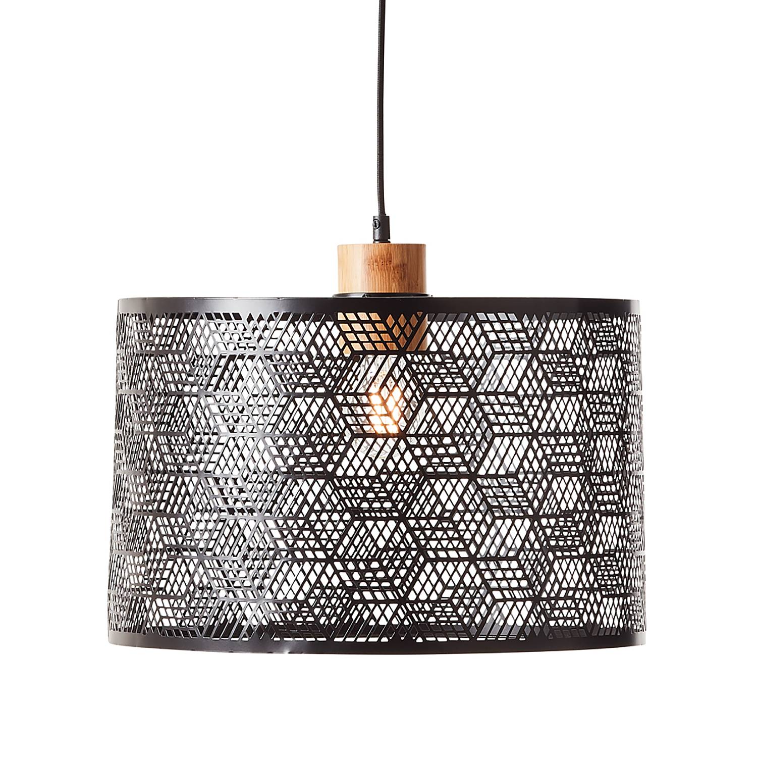 Santy Pendant Lamp Iron Bamboo 1-light