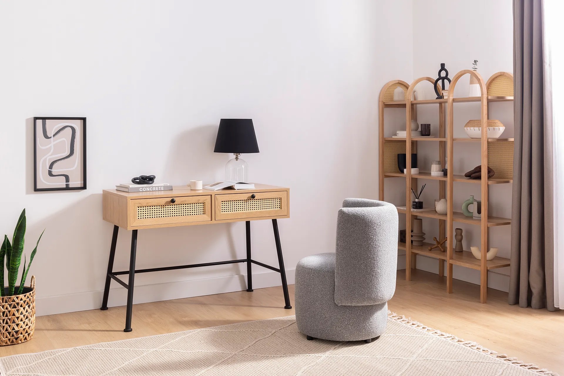 Nala 107 Desk Brown