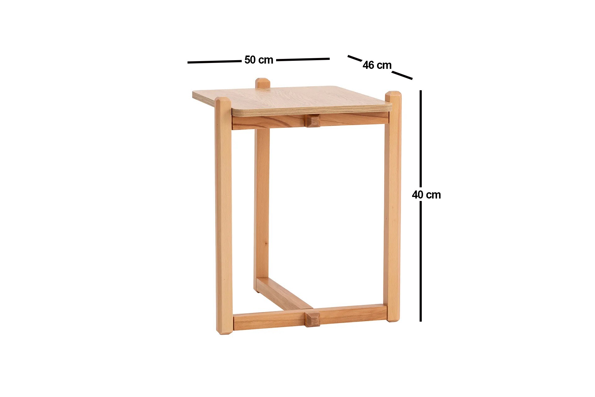 Maya Side Table Brown