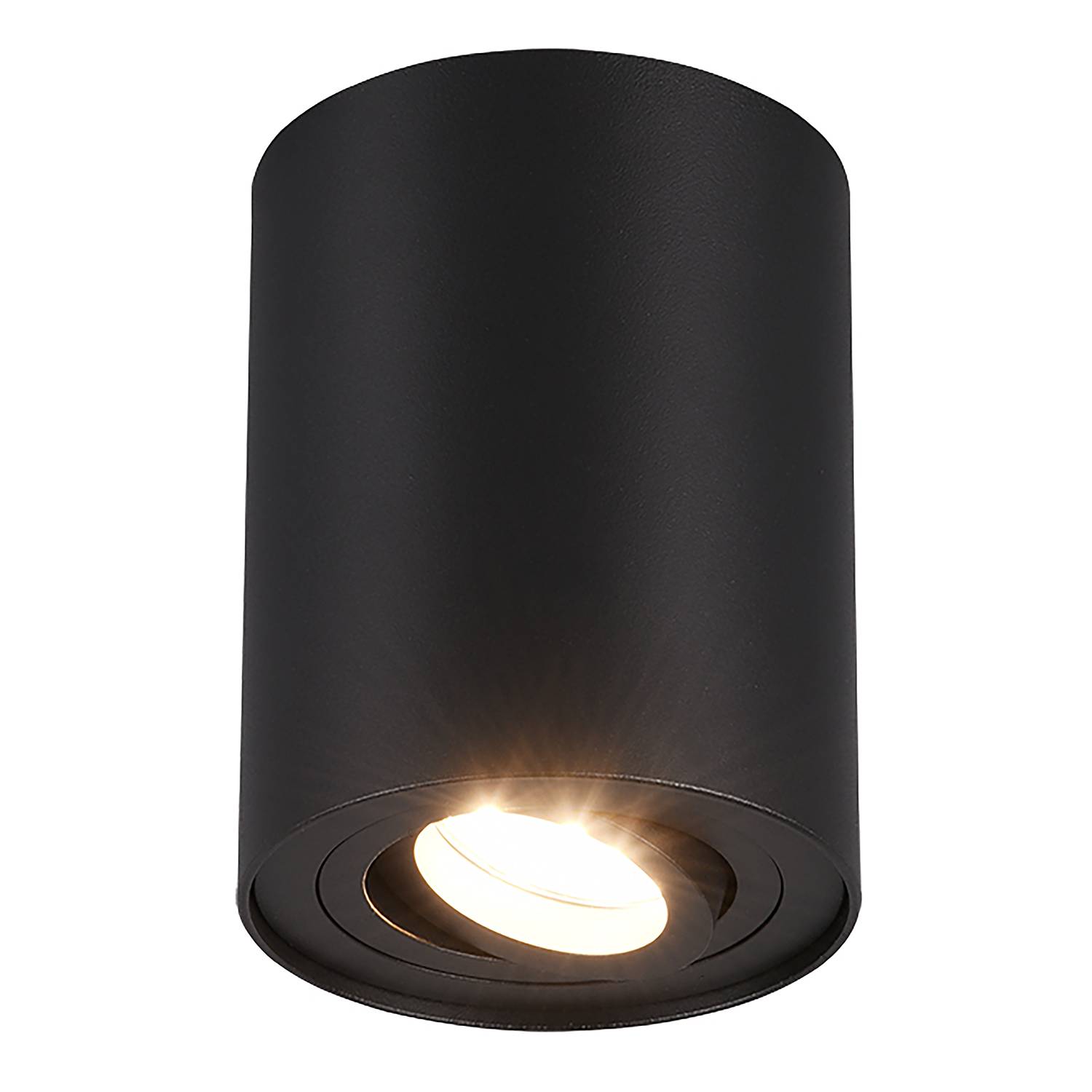 Ceiling light Cookie Aluminium Black Number of flames: 1