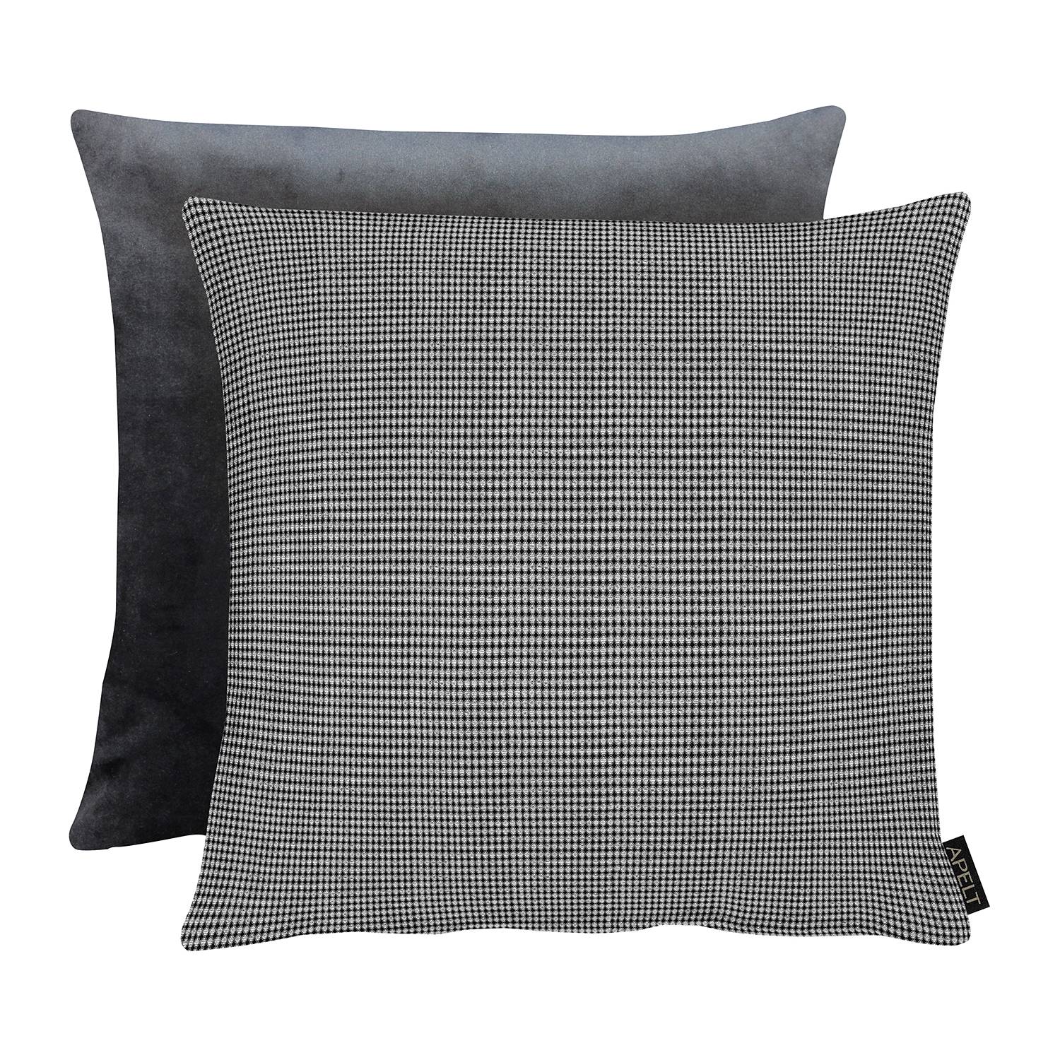 Kissenbezug 1500 Webstoff Schwarz Silber