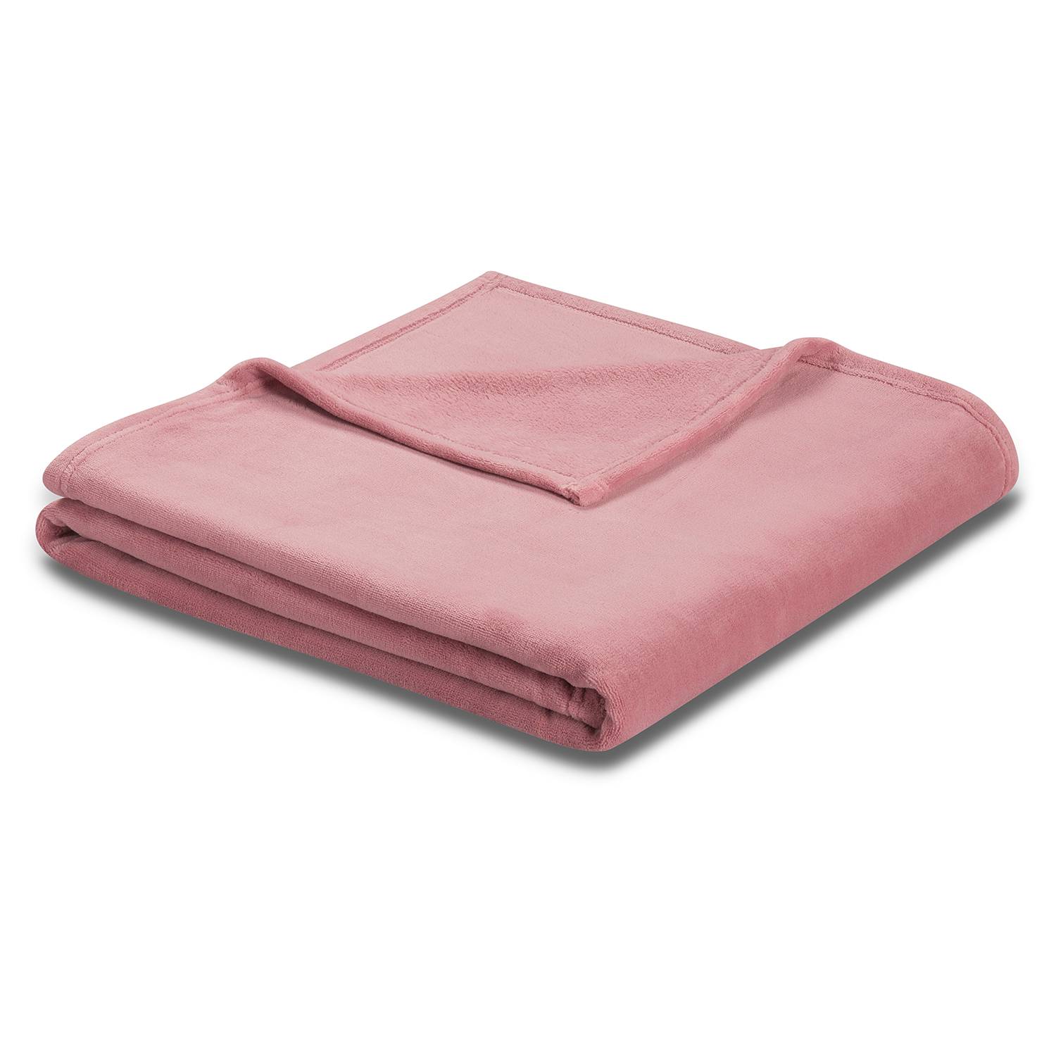 Plaid Soft & Cover Old Rose