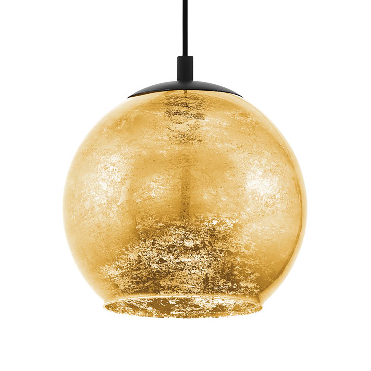 Pendant lamp Albaraccin I Clear glass Steel