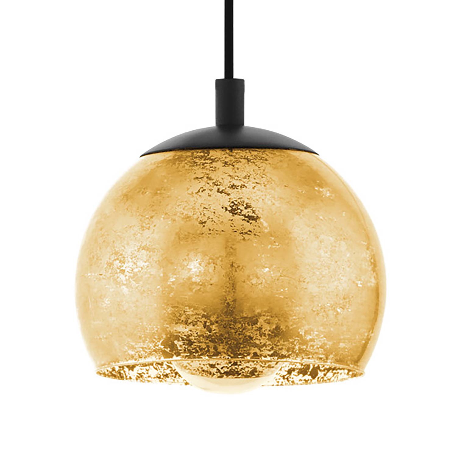 Pendant lamp Albaraccin II Clear glass Steel