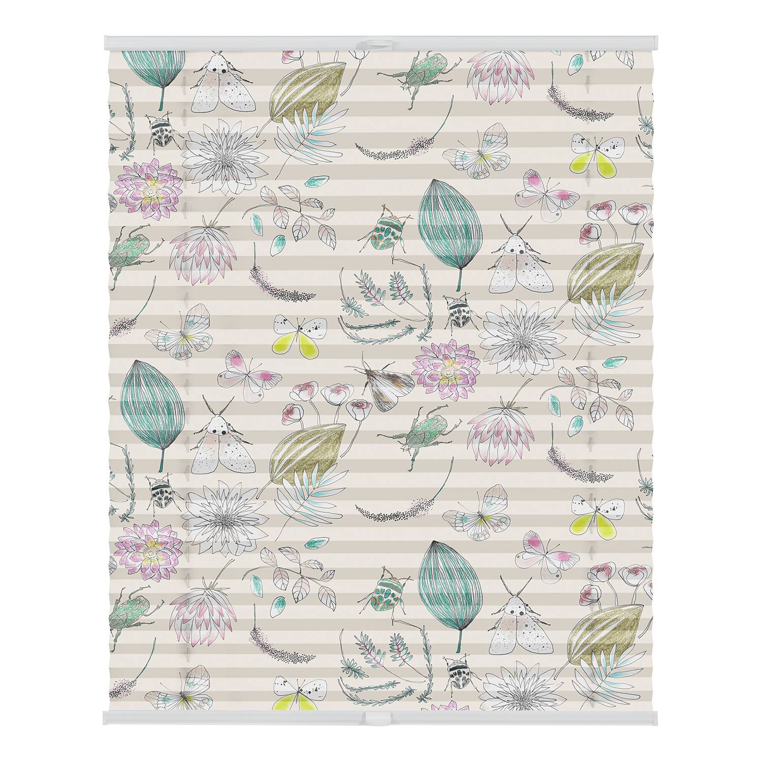Plisse Klemmfix My Bohemian Garden Polyester Multicolor