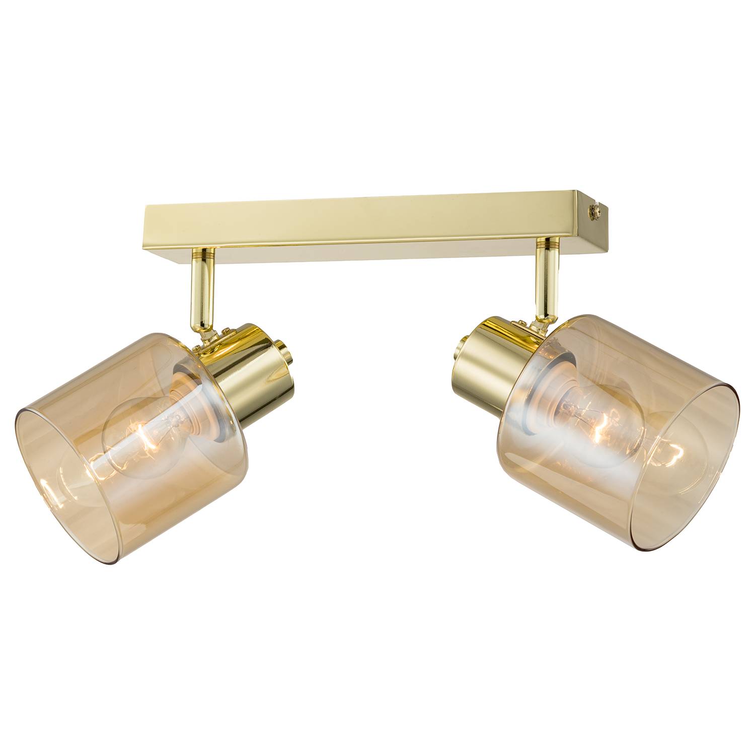 Ceiling light KOLIND 2-bulb metal gold