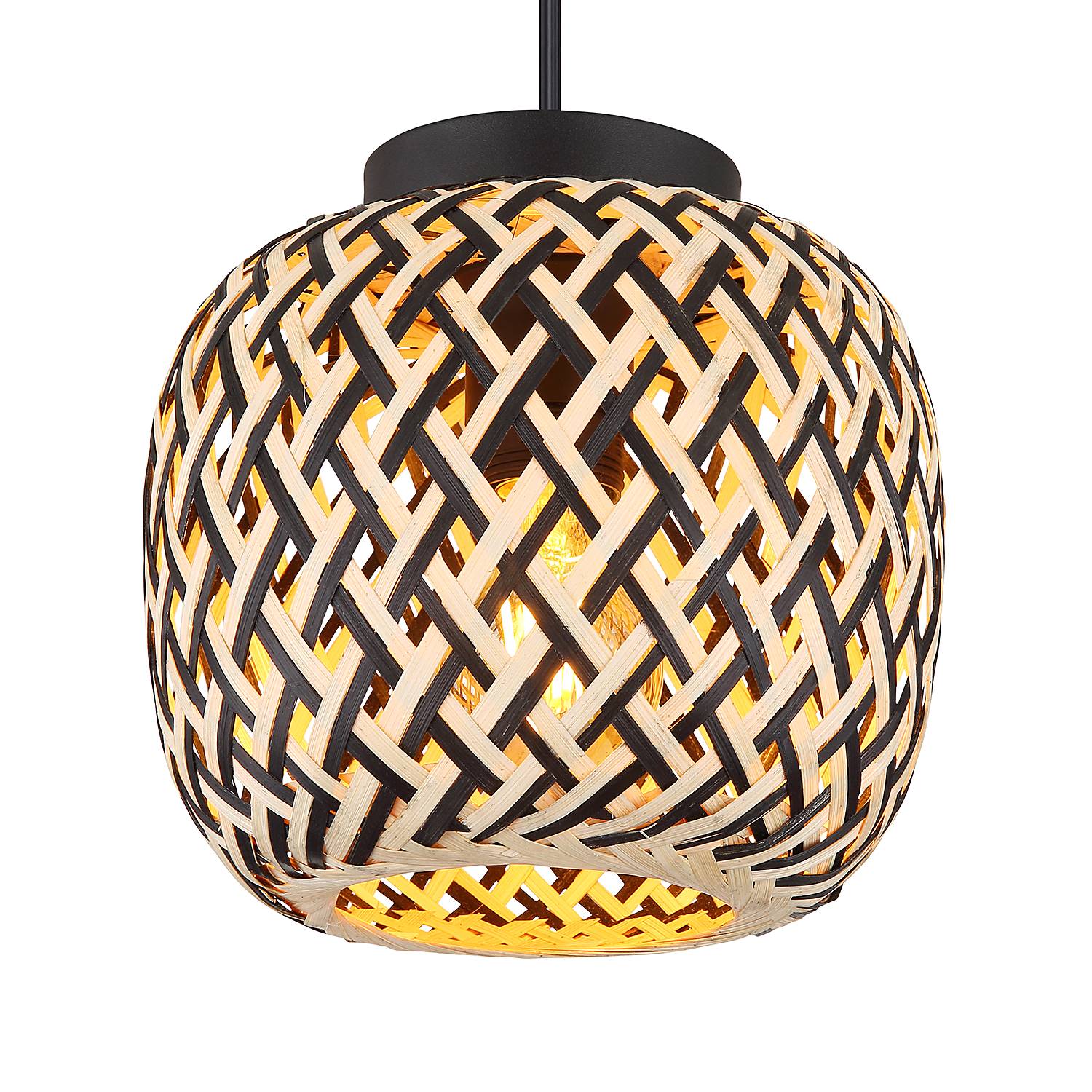 Pendant lamp Colly Type B Solid Bamboo 1-light Ø 20cm