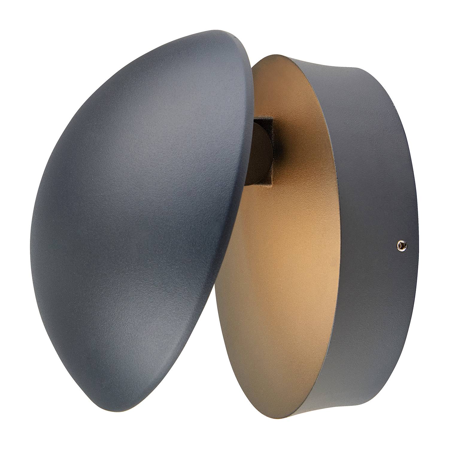 LED-Wandleuchte Bugsy Grau