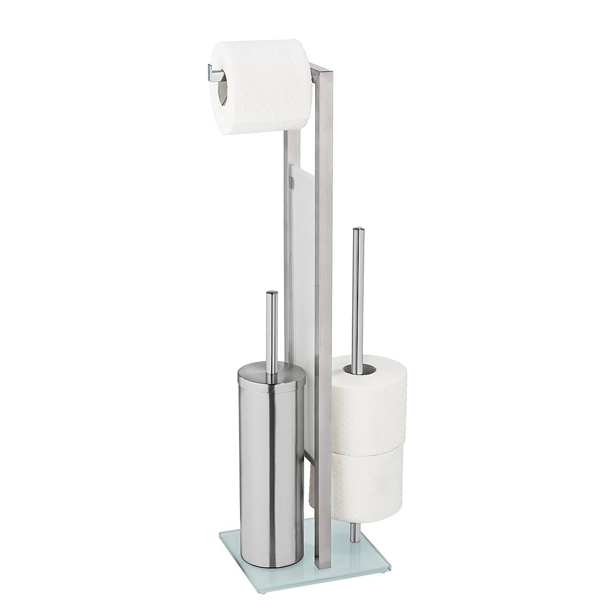 WC set Rivalta II stainless steel silver