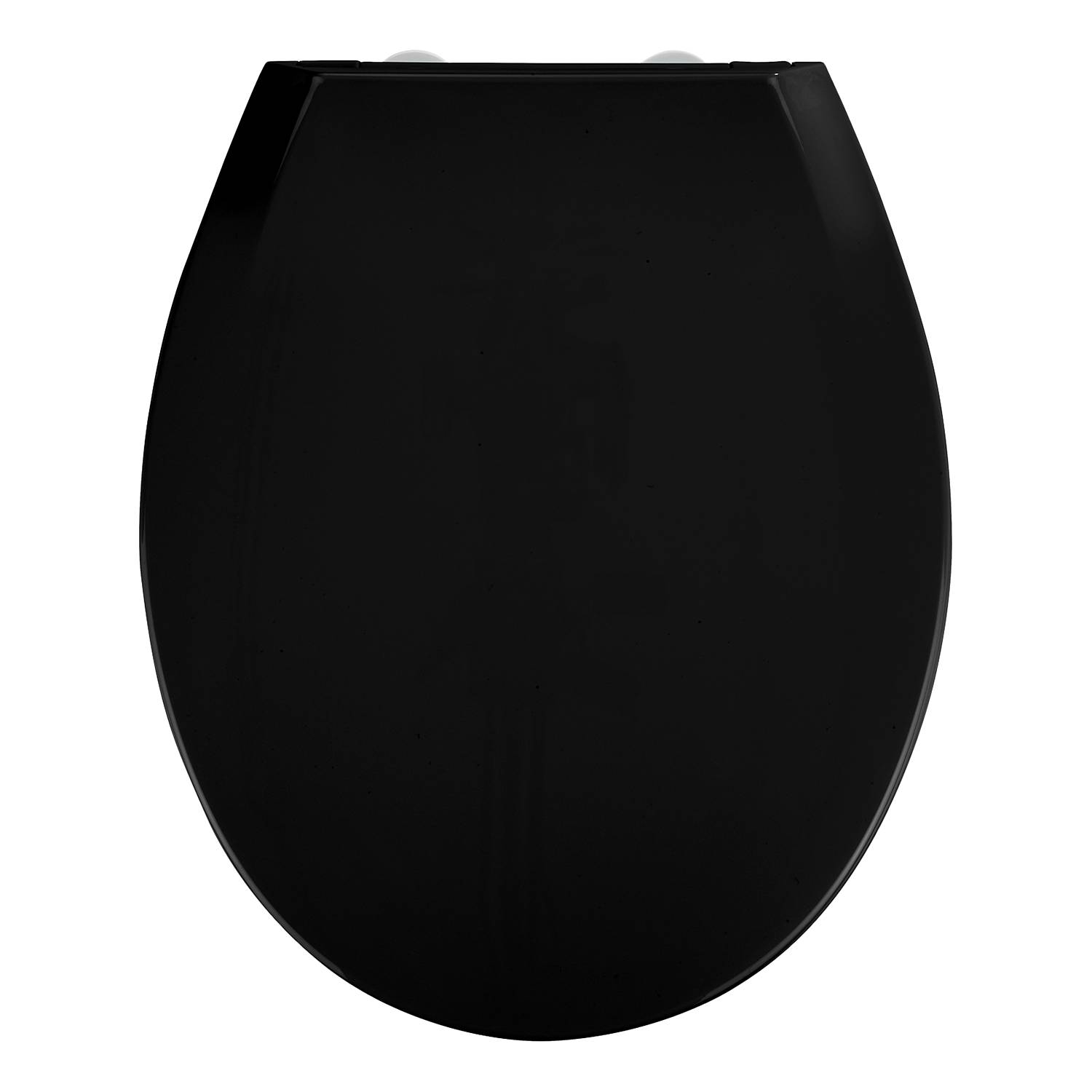 Premium WC-Sitz Kos Edelstahl / Polypropylen Schwarz Schwarz