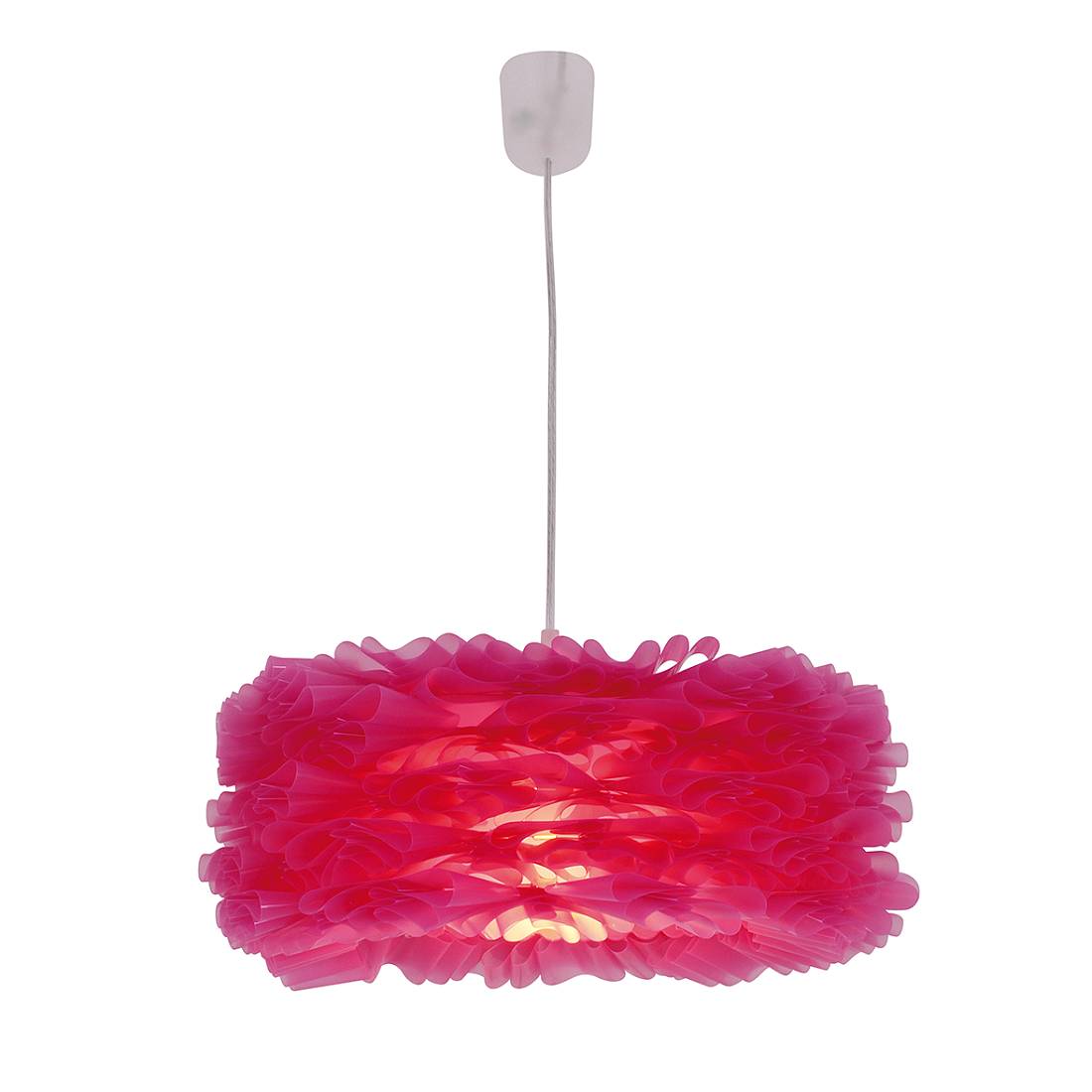 Pendelleuchte Marty Kunststoff Pink 1-flammig