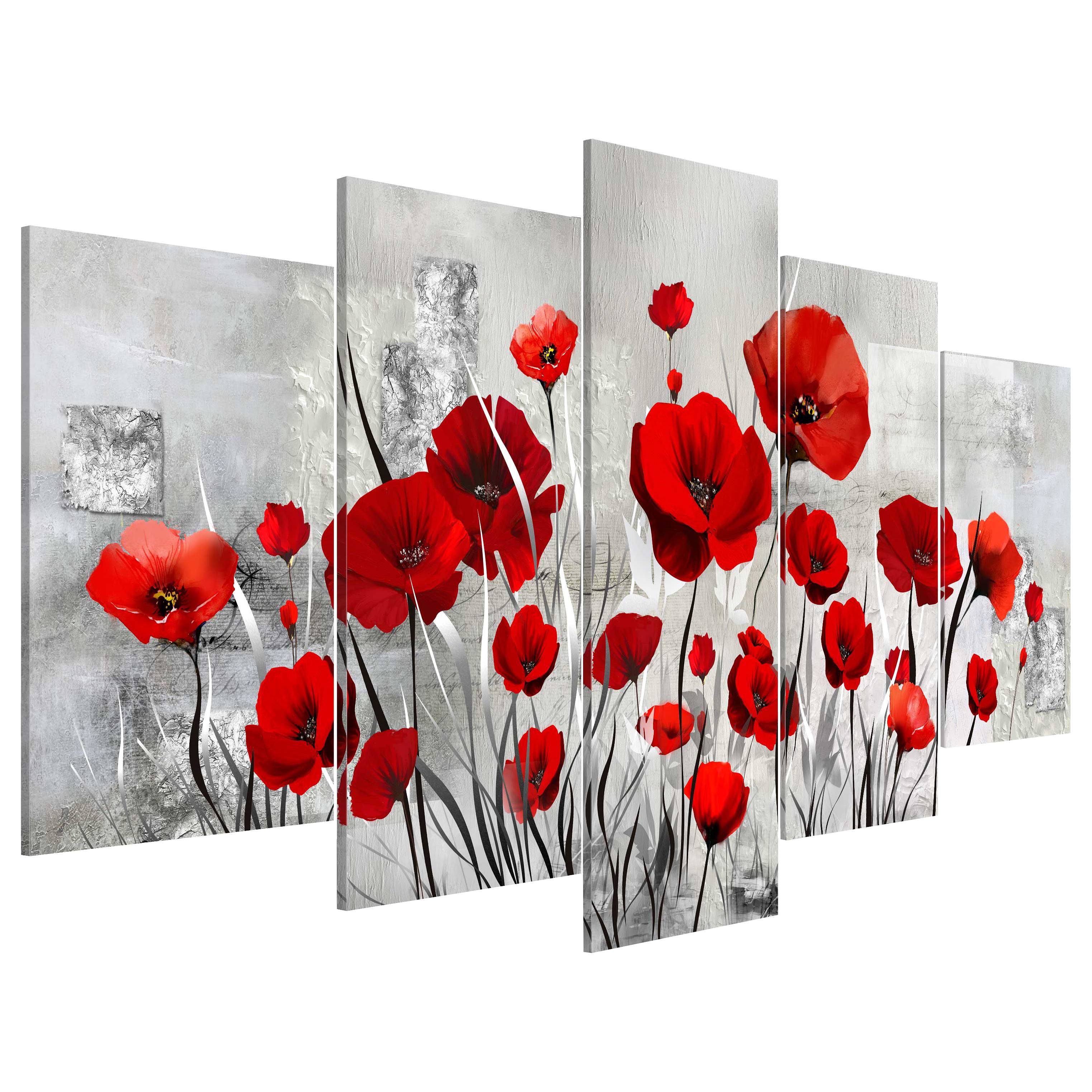 Wall art Scarlet Cloud MDF Multicolored