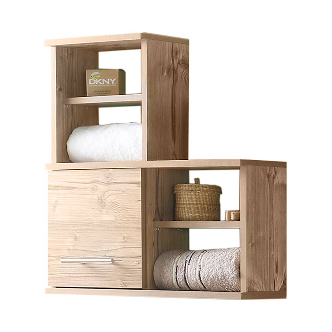 Wall cabinet Welnezz Swiveling Brown