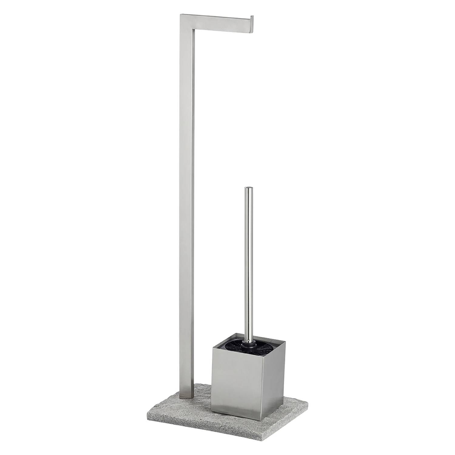 WC-Garnitur Granit Edelstahl