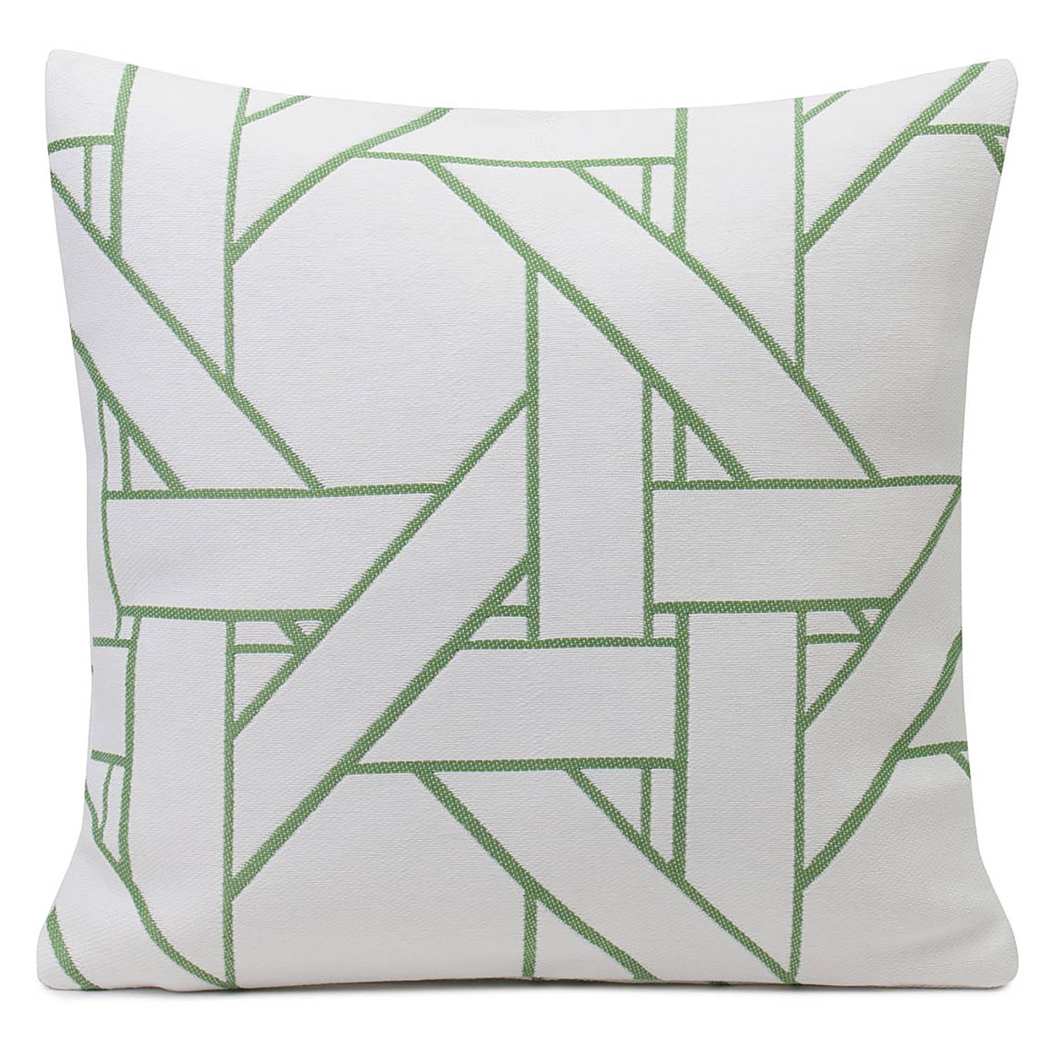 Lombok Fodera per cuscino Poliacrilico Verde 40 x 40 cm
