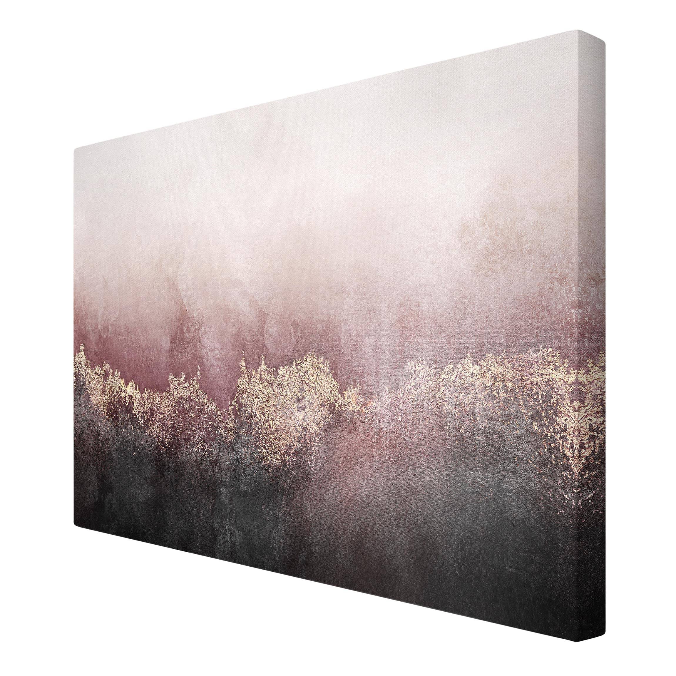 Picture canvas Golden Twilight Rosa, Pink