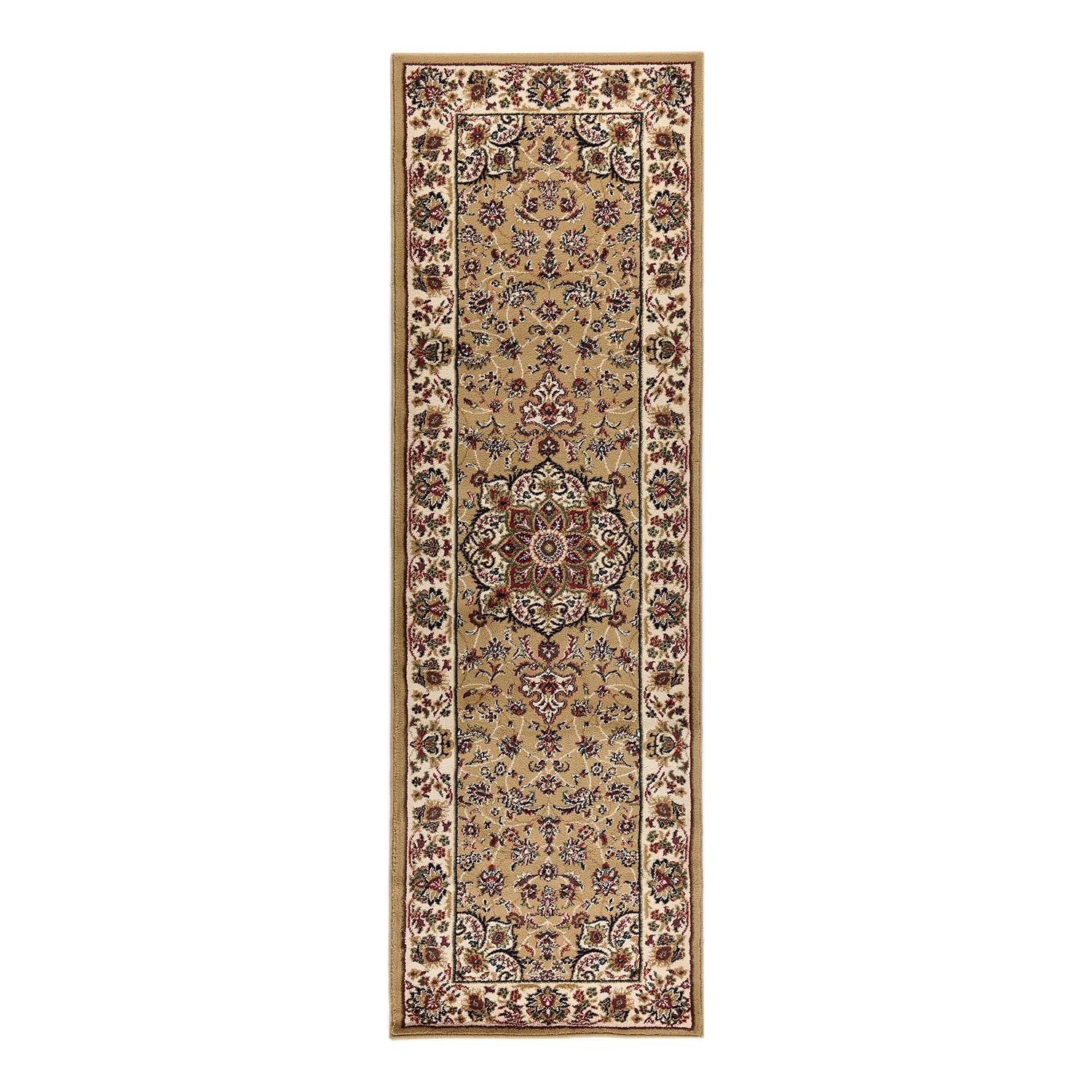 Hamadan Runner Polypropylene Beige
