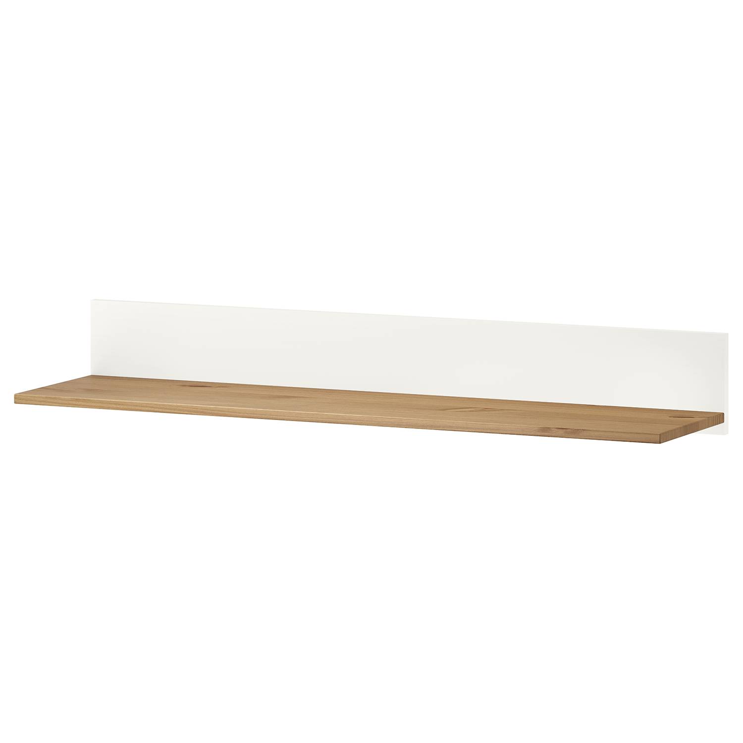 Wall shelf Rivery Pine Solid White