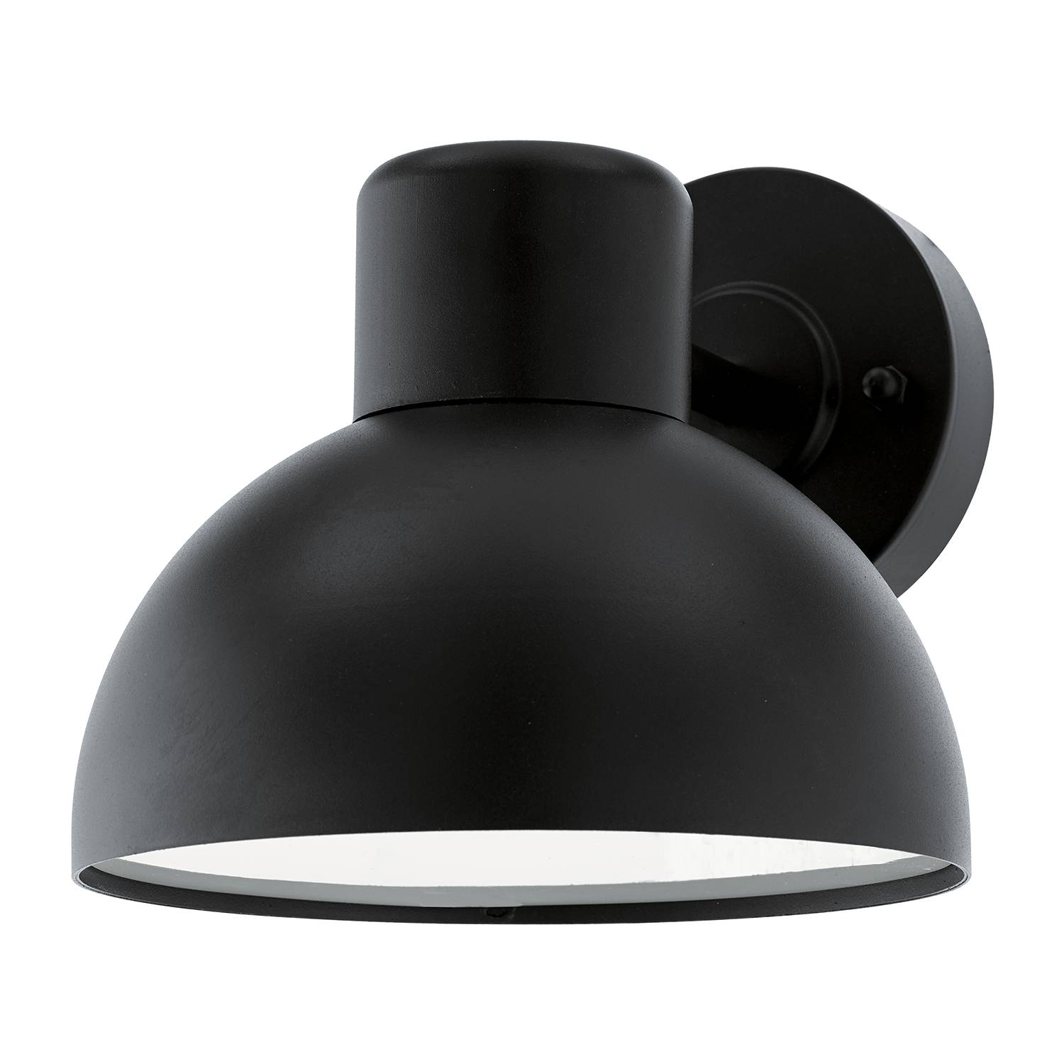 Exterior wall light Entrimo Plastic Steel 1-bulb Black