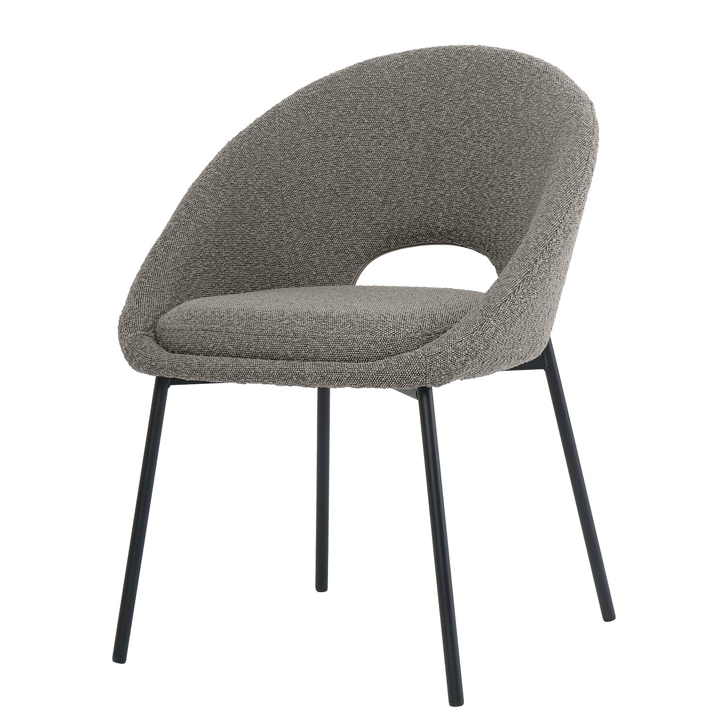 Upholstered chair Kelibia Grey