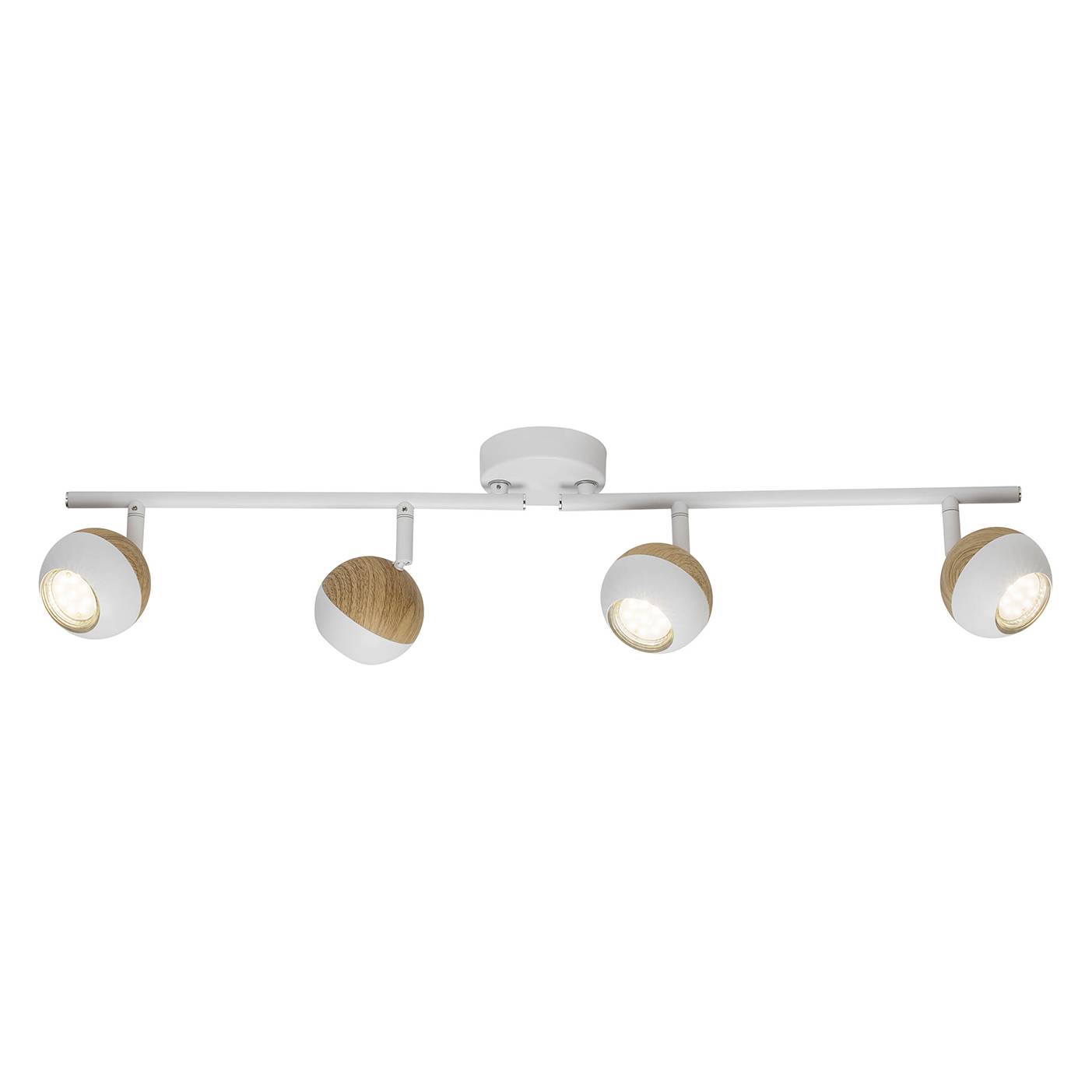 Scan I LED-Deckenstrahler Stahl 4-flammig