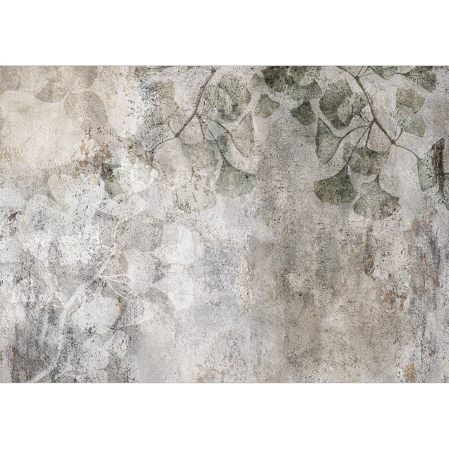 Vlies Fototapete Jurassic Ginkgo Vlies Grau 400 x 280 cm