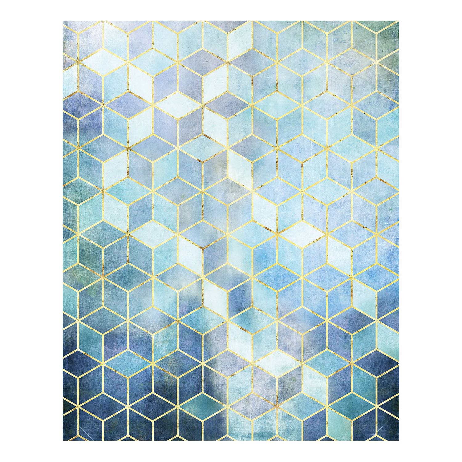 Vlies Fototapete Mosaik Azzuro Vlies Blau