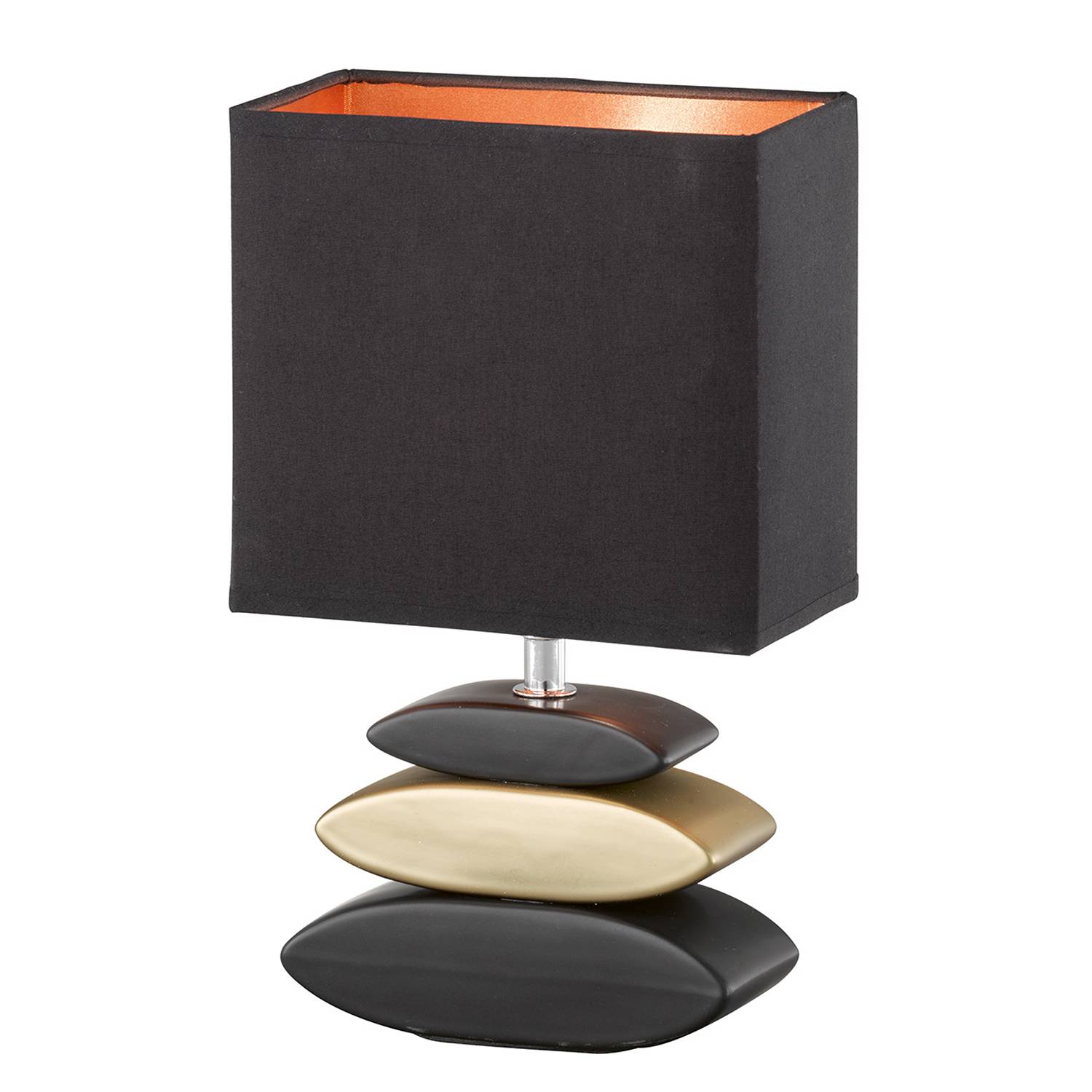Table lamp Liner IV blended fabric ceramic