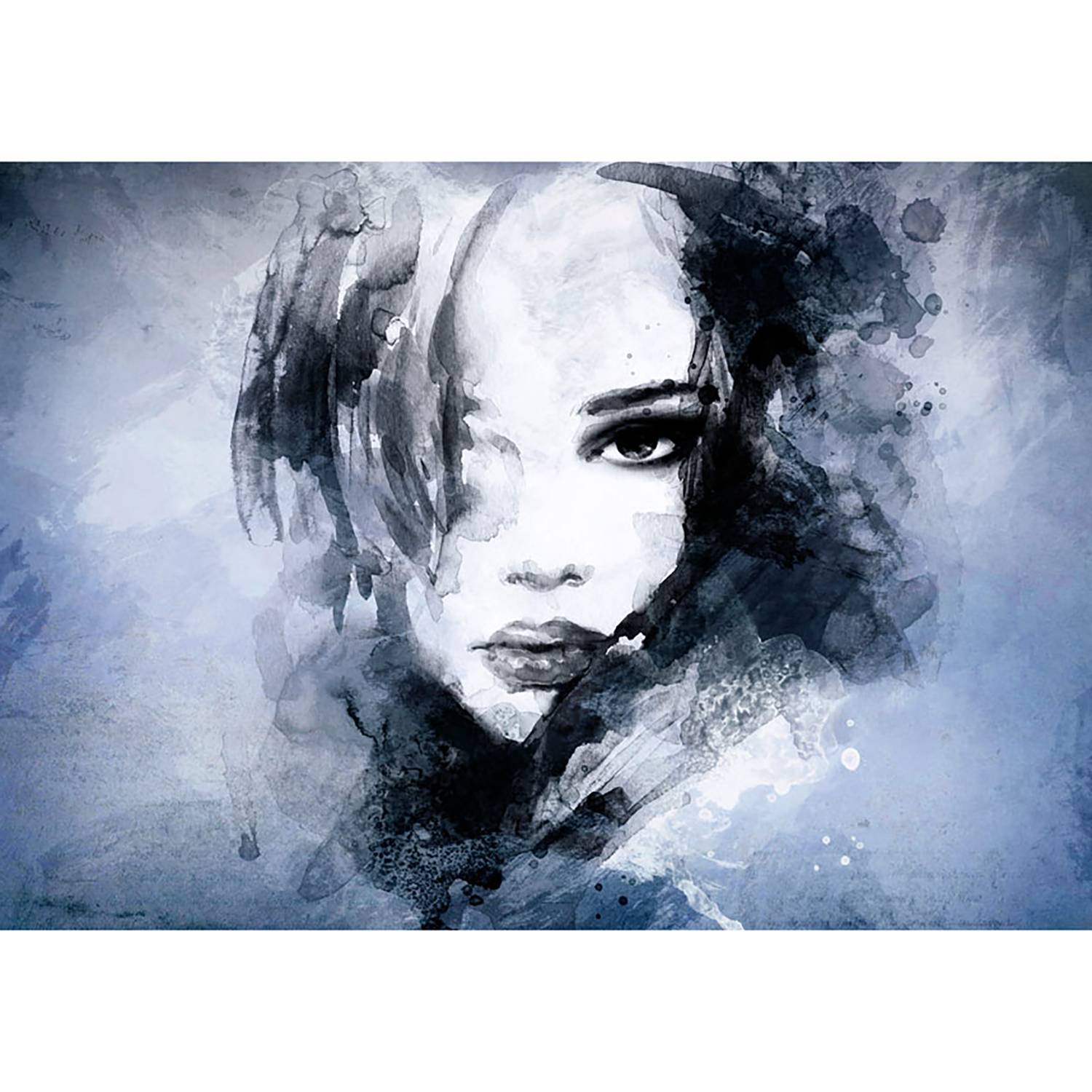 Vlies Fototapete Dream Girl Blau