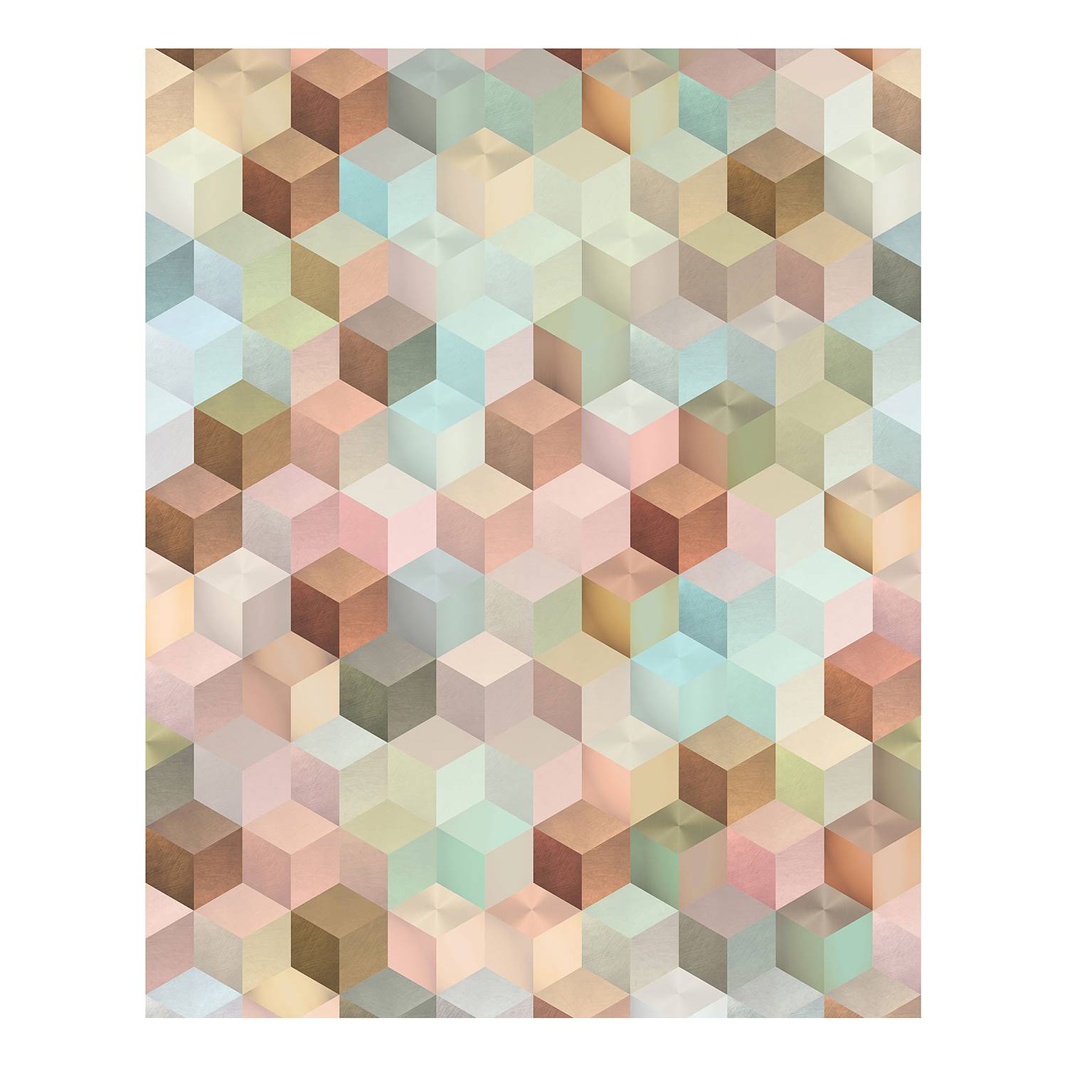 Vlies Fototapete Cubes Vlies Bunt