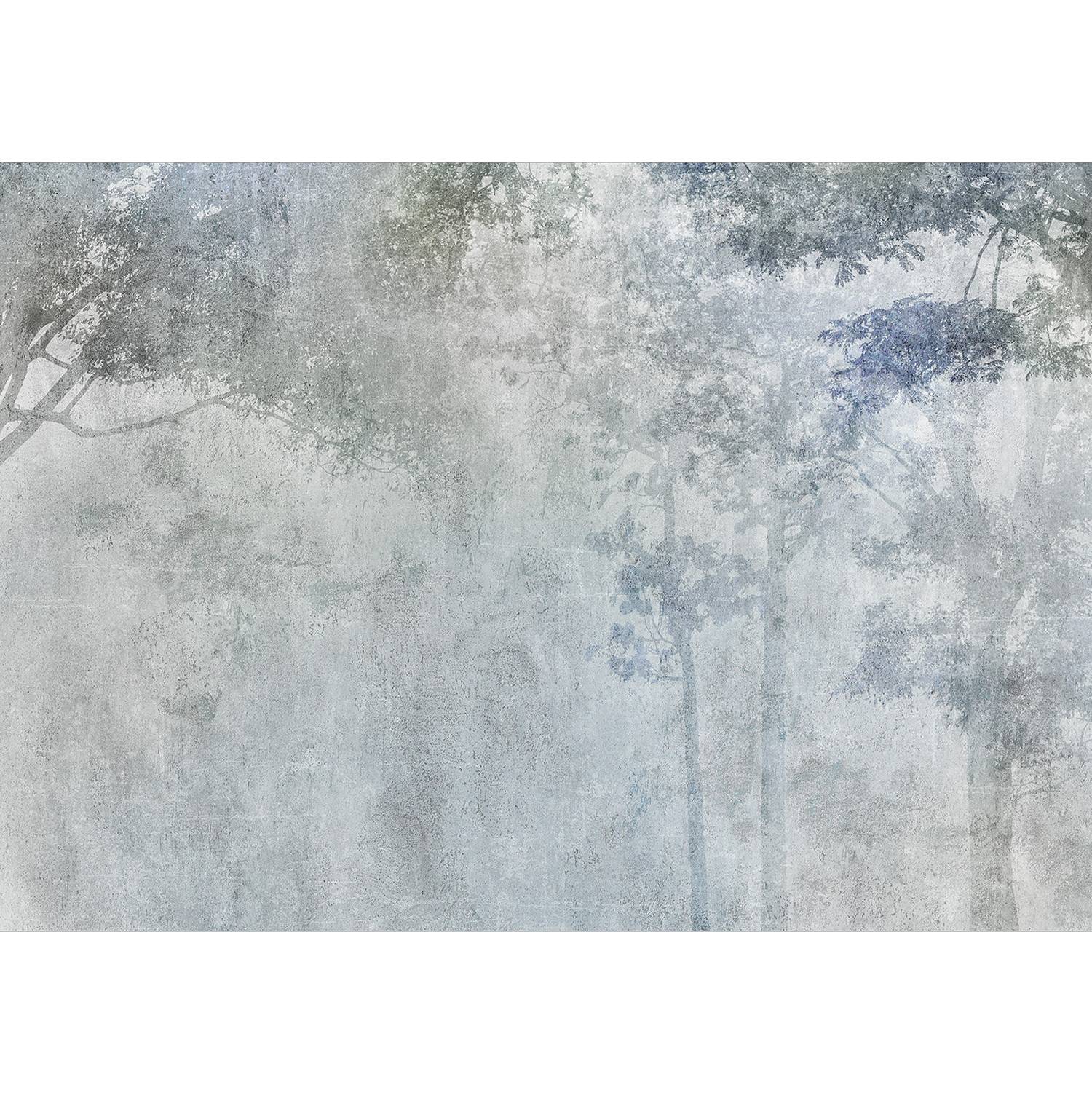Fototapete Forest Reverb Vlies Grau 400 x 280 cm