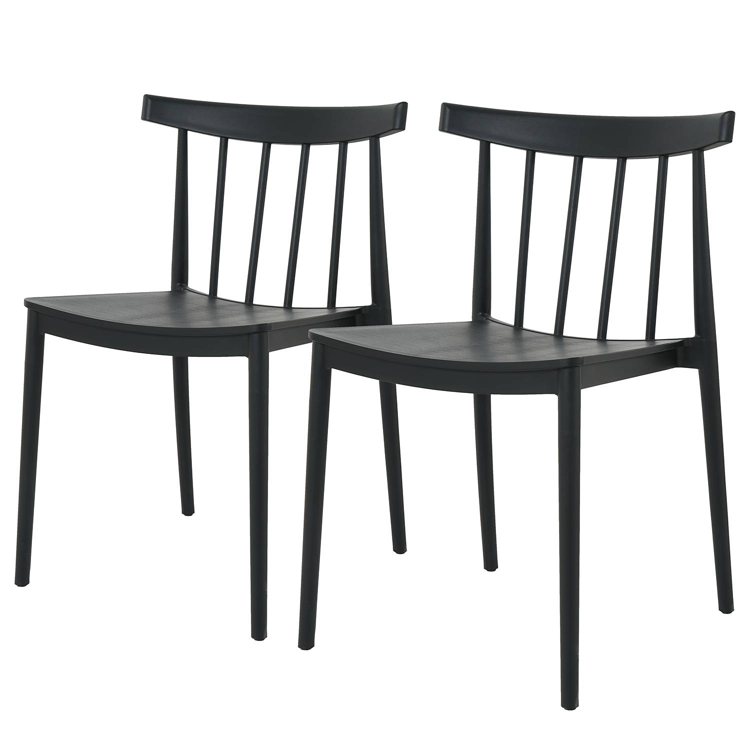 2x Esszimmerstuhl Mattas Schwarz