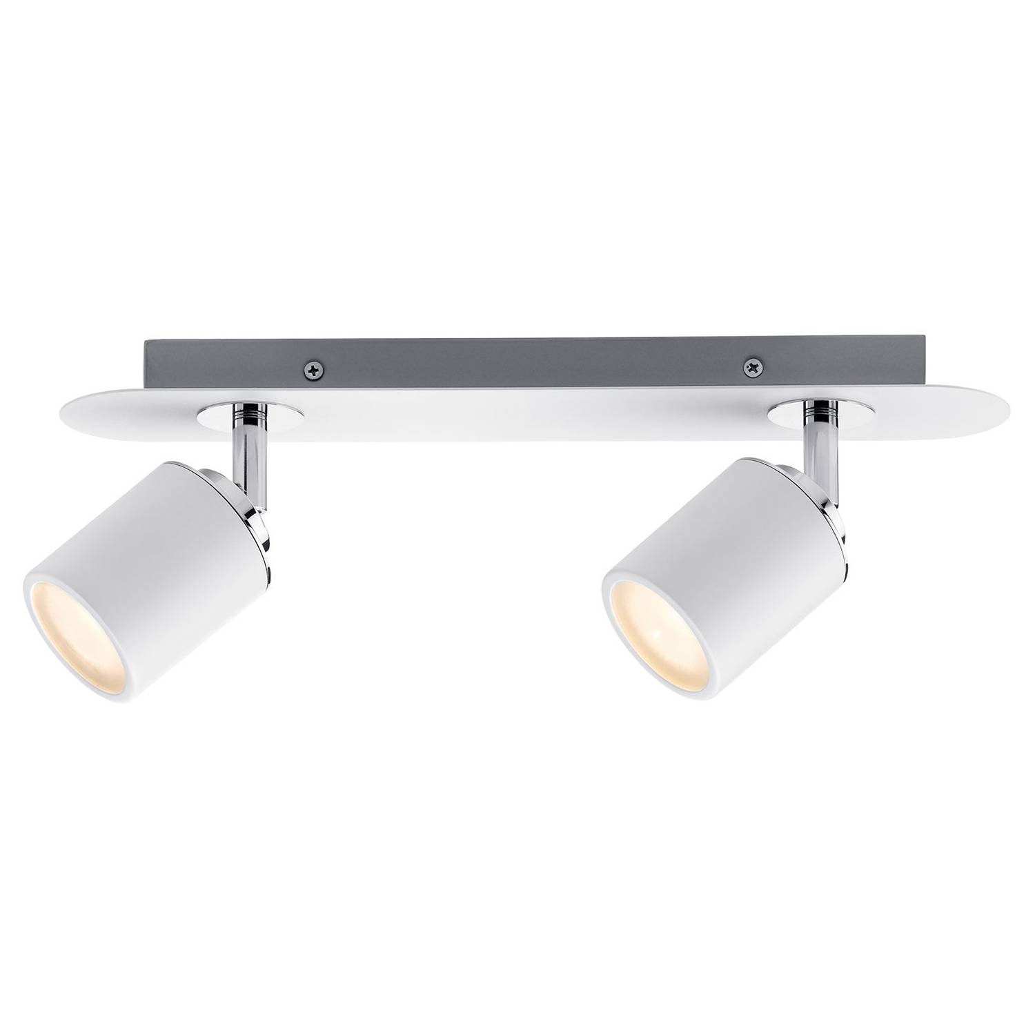 Tube I Lampada da soffitto alluminio a 2 luci