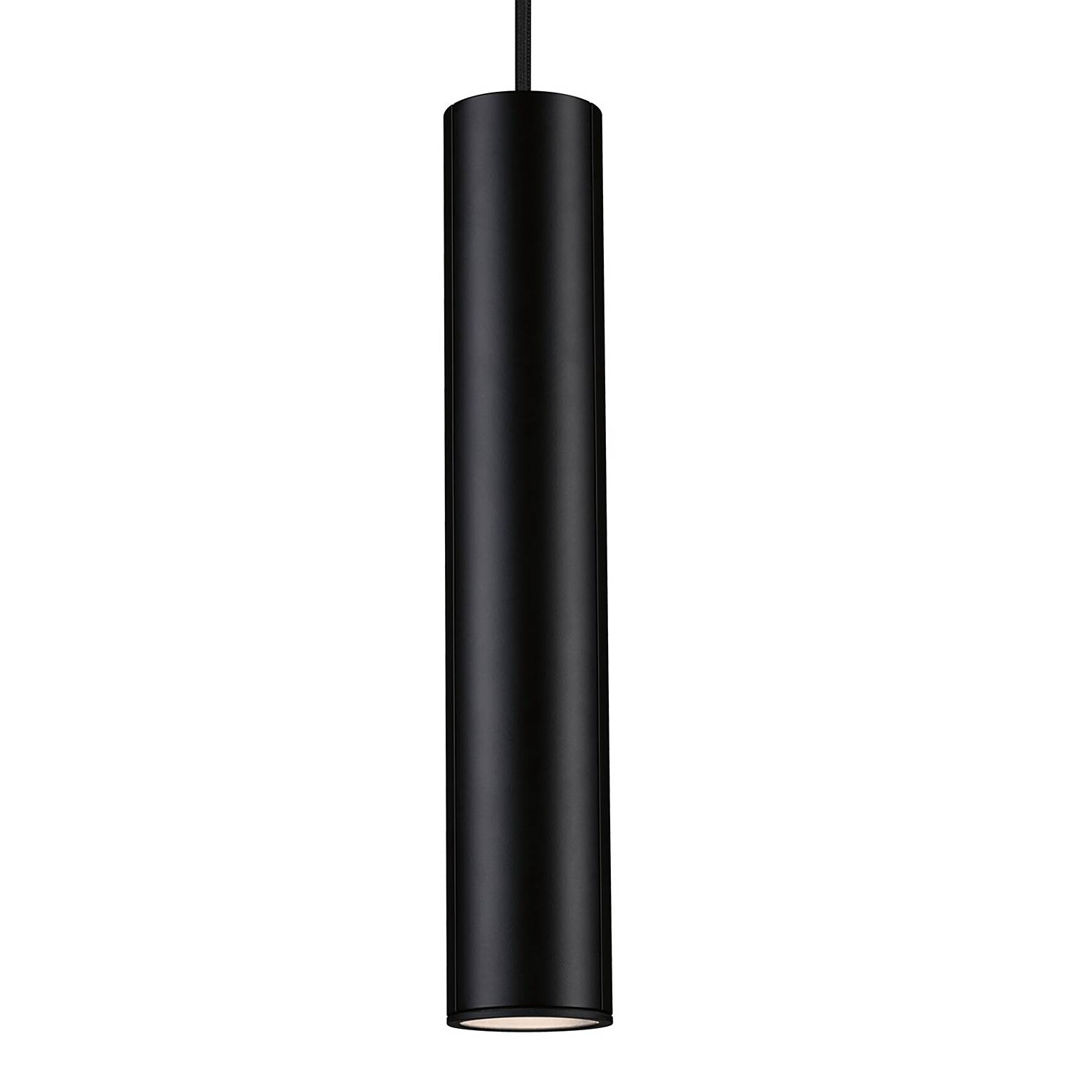1-Flame Pendant Lamp Urail Catalejo Aluminum Black