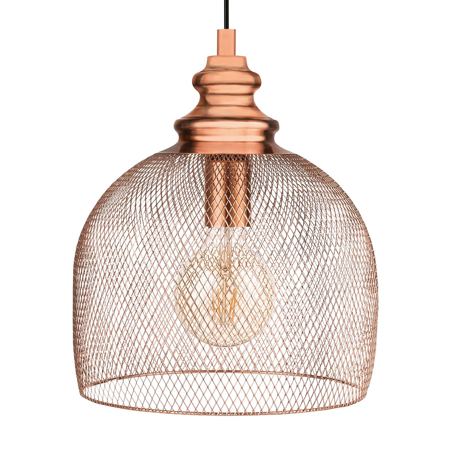 Straiton Pendant Lamp Steel 1-light