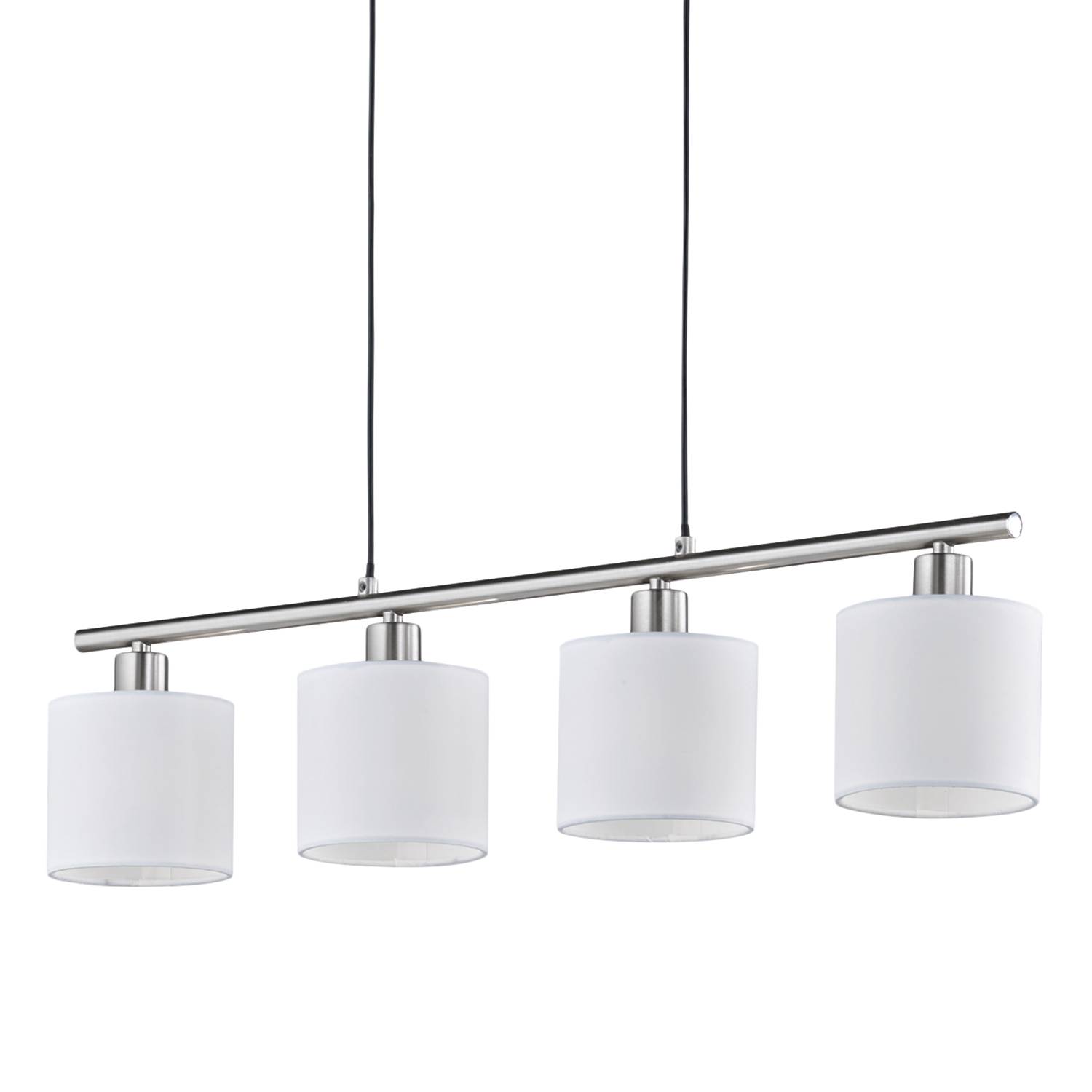 Tommy Pendant Lamp Cotton Fabric Iron 4-light
