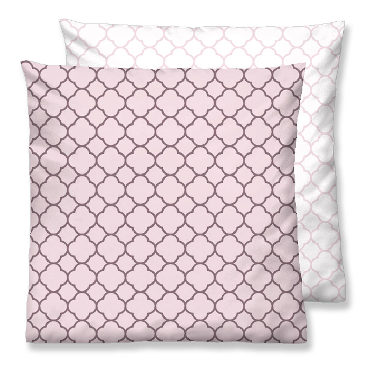 Kopfkissenbezug Mako-Satin Rosa 40 x 40 cm
