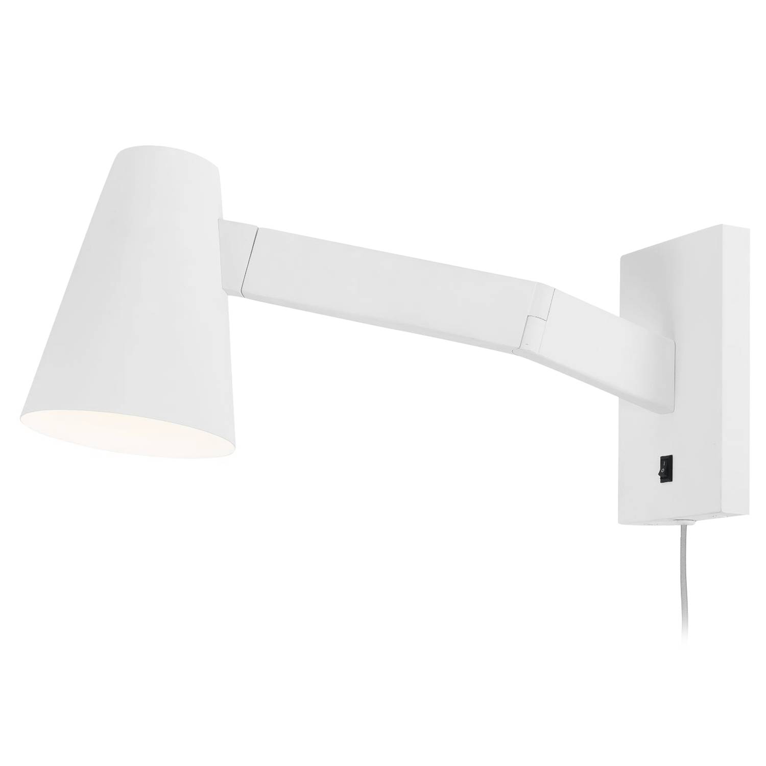 1-Flaming Wall Lamp Biarritz Iron White