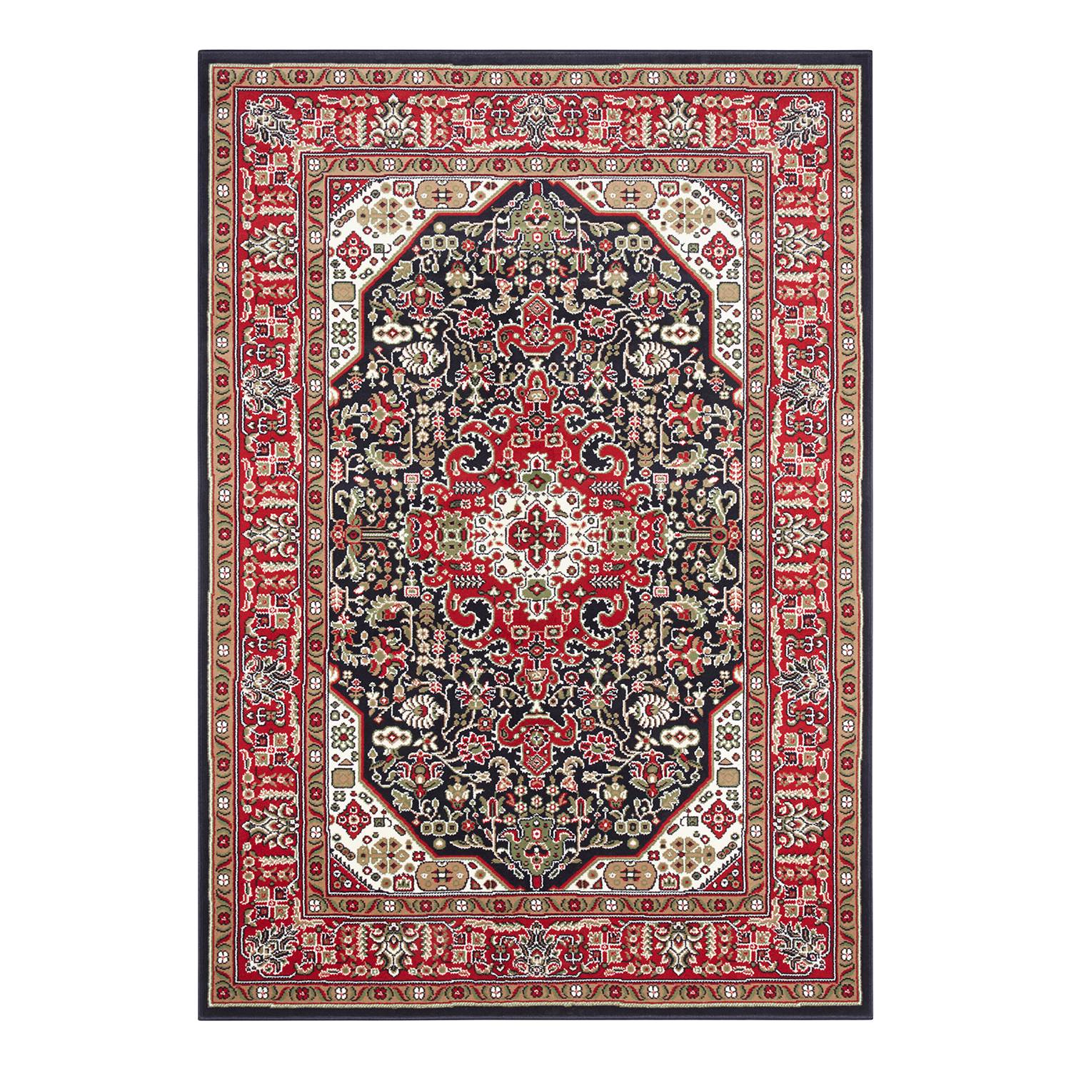 Short pile rug Skazar Isfahan Navy blue 80 x 150 cm