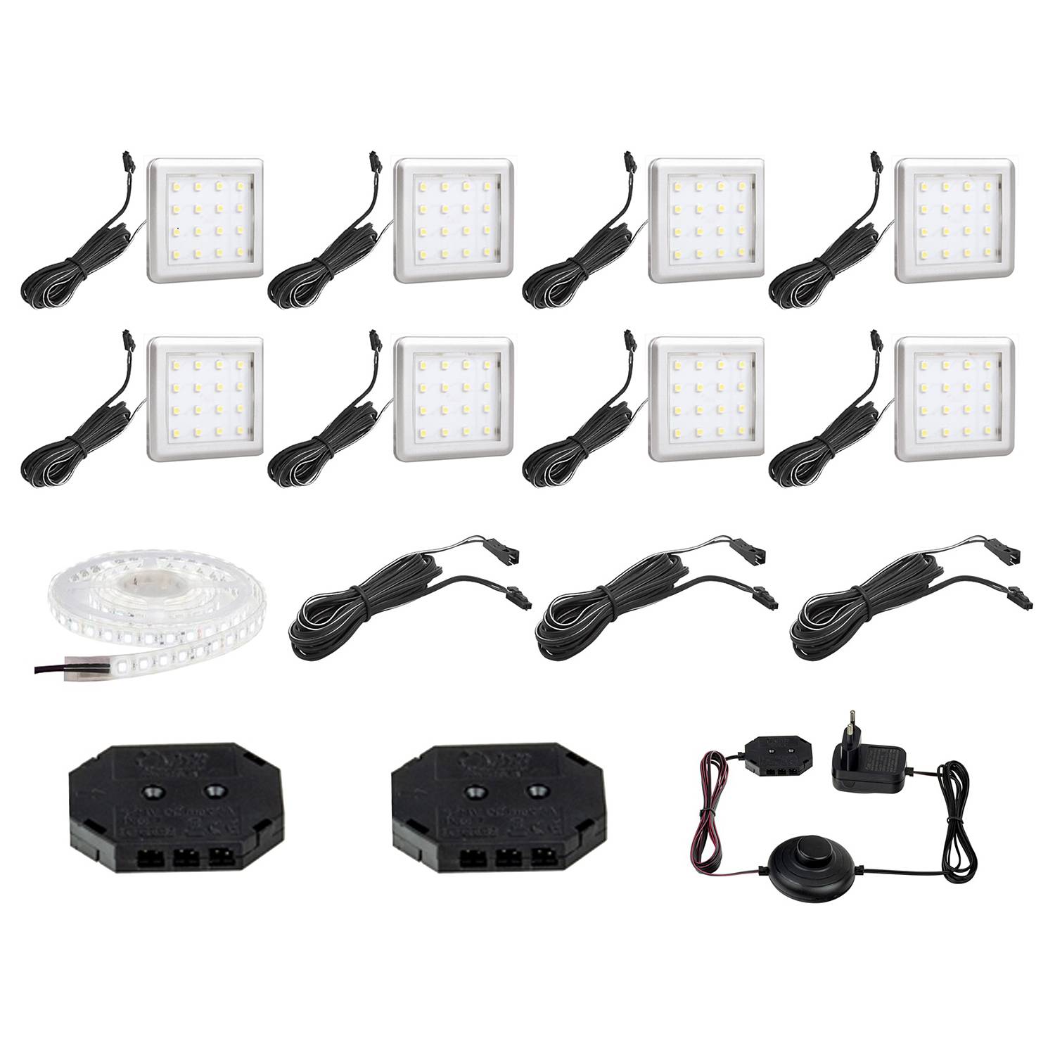 LED-Beleuchtung Bylas II Weiß