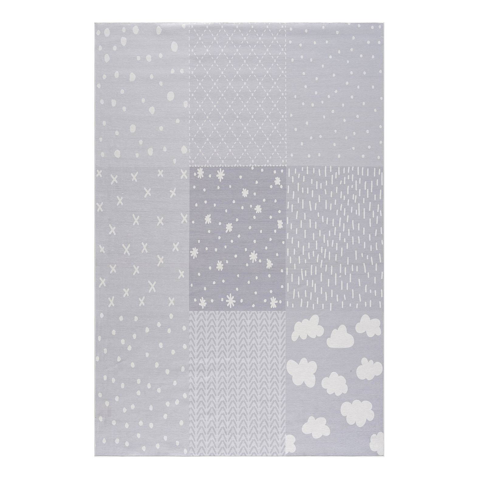 Kinderteppich Patchwork Polyester